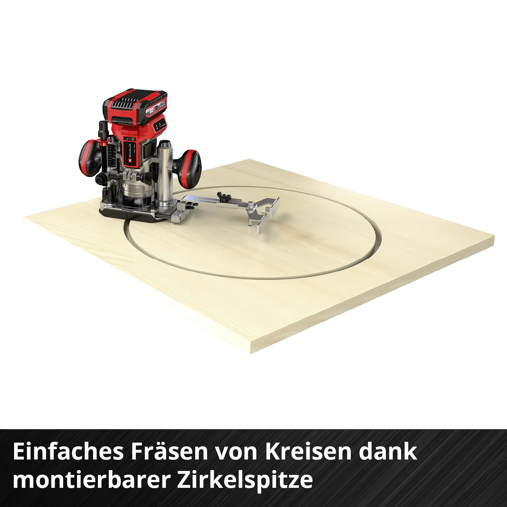 Einhell Professional Akku-Ober-/Kantenfräse TP-RO 18 Set Li BL Solo 18 V