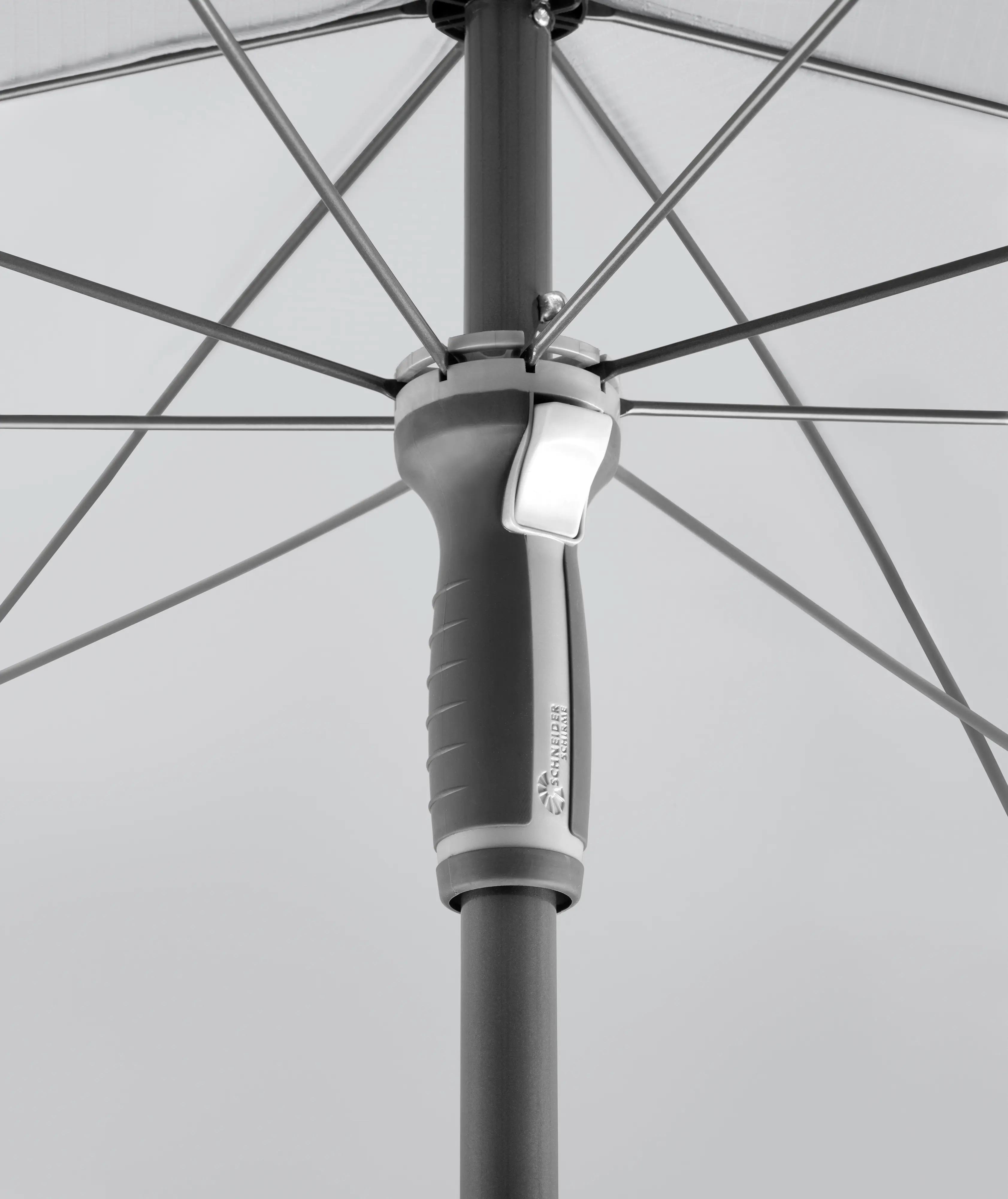 Schneider Sonnenschirm Aquila silbergrau Ø 200 cm