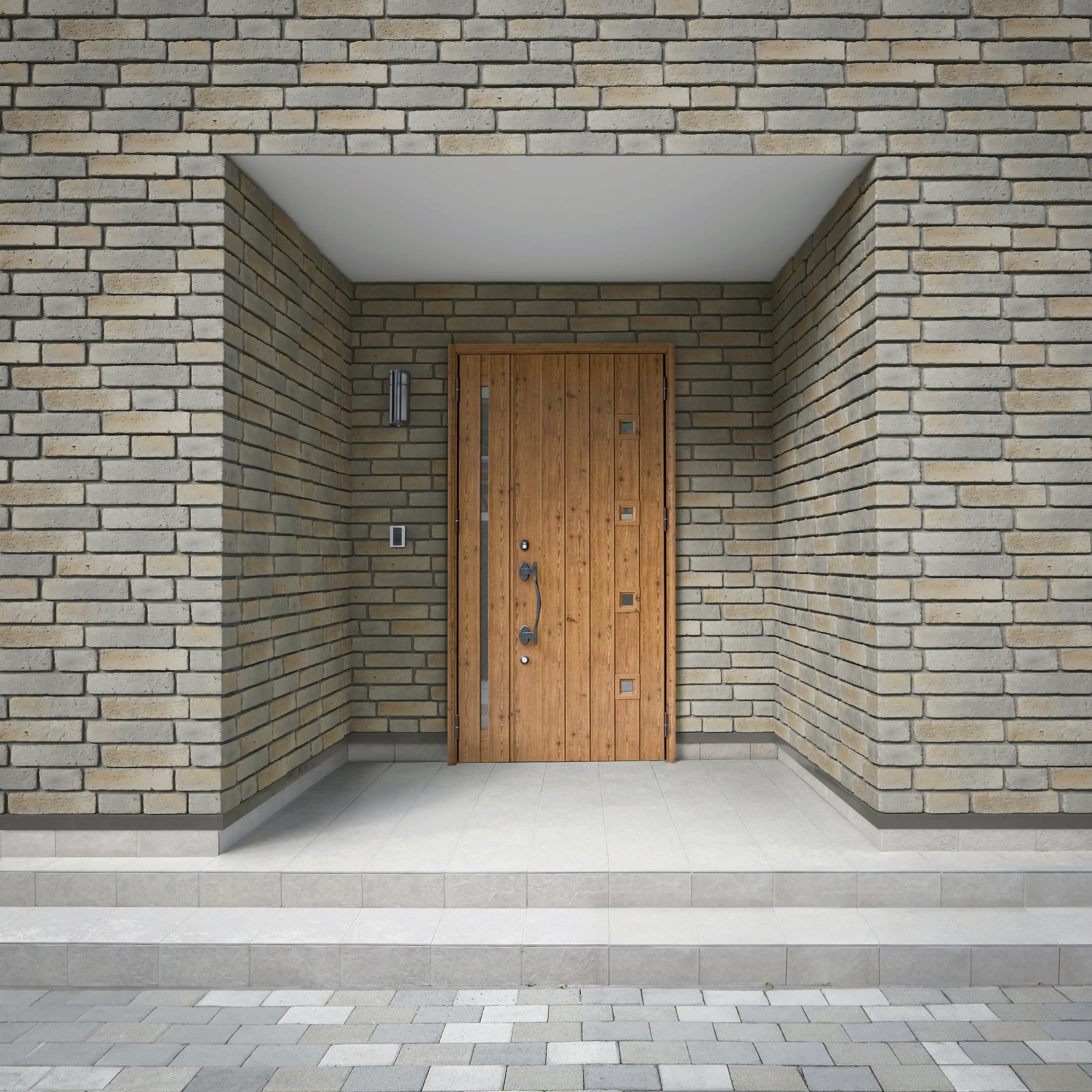 Verblender Ecke Stegu Monsanto 2 beige/grau mit Fuge