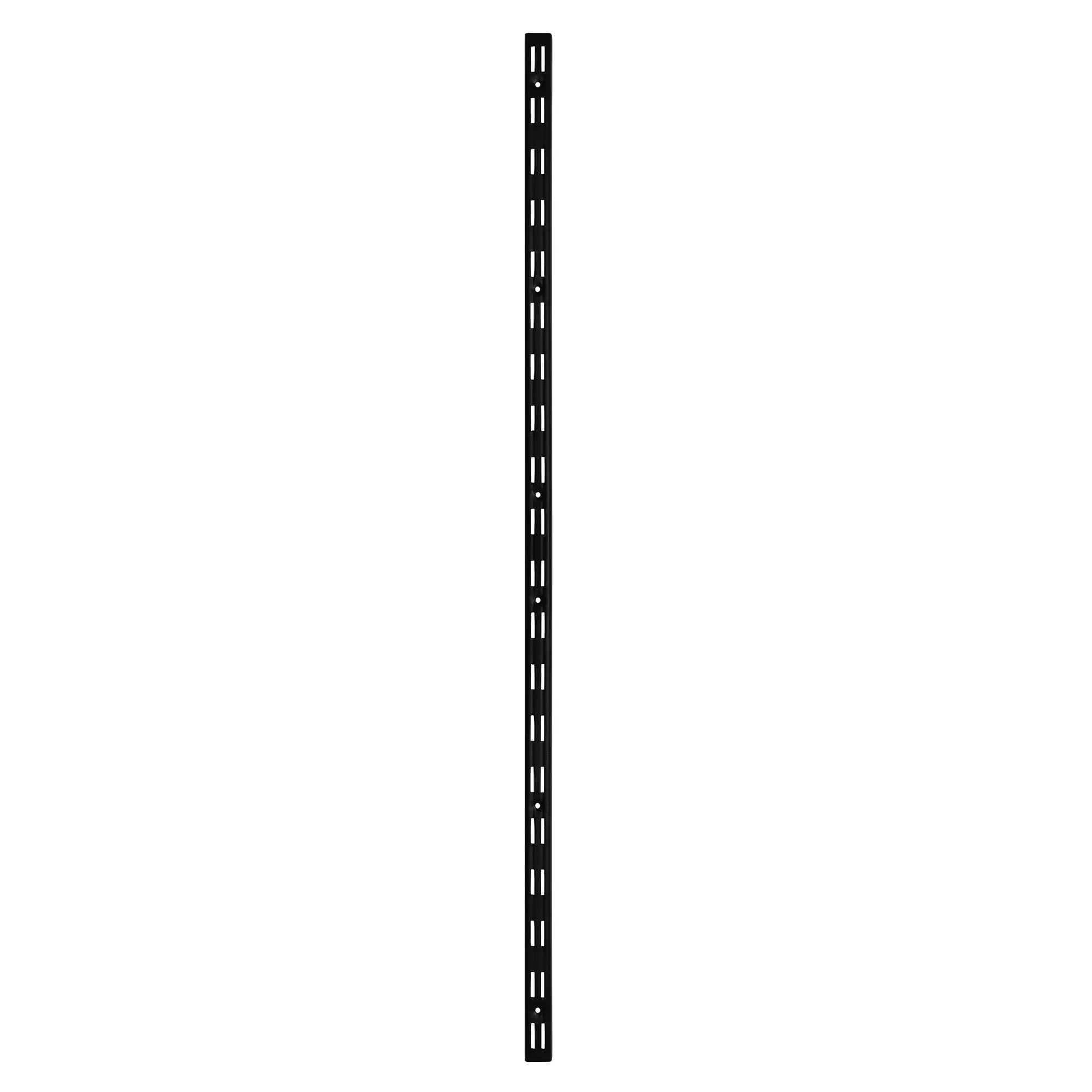 TrendLine Wandschiene 1-reihig schwarz 100 x 2,5 cm