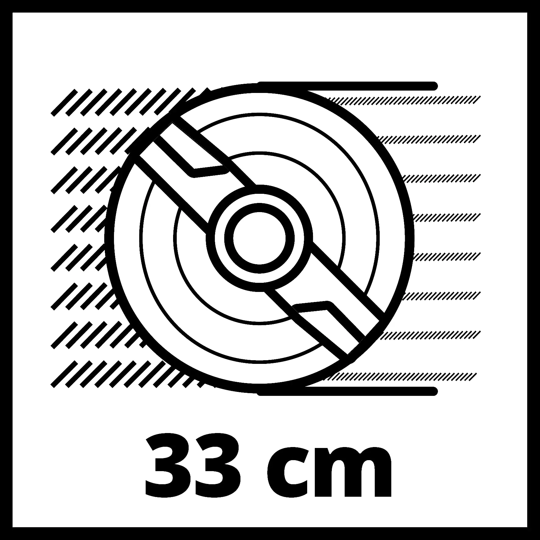 Einhell Akku Rasenmäher GE-CM 18/33 33 cm Schnittbreite