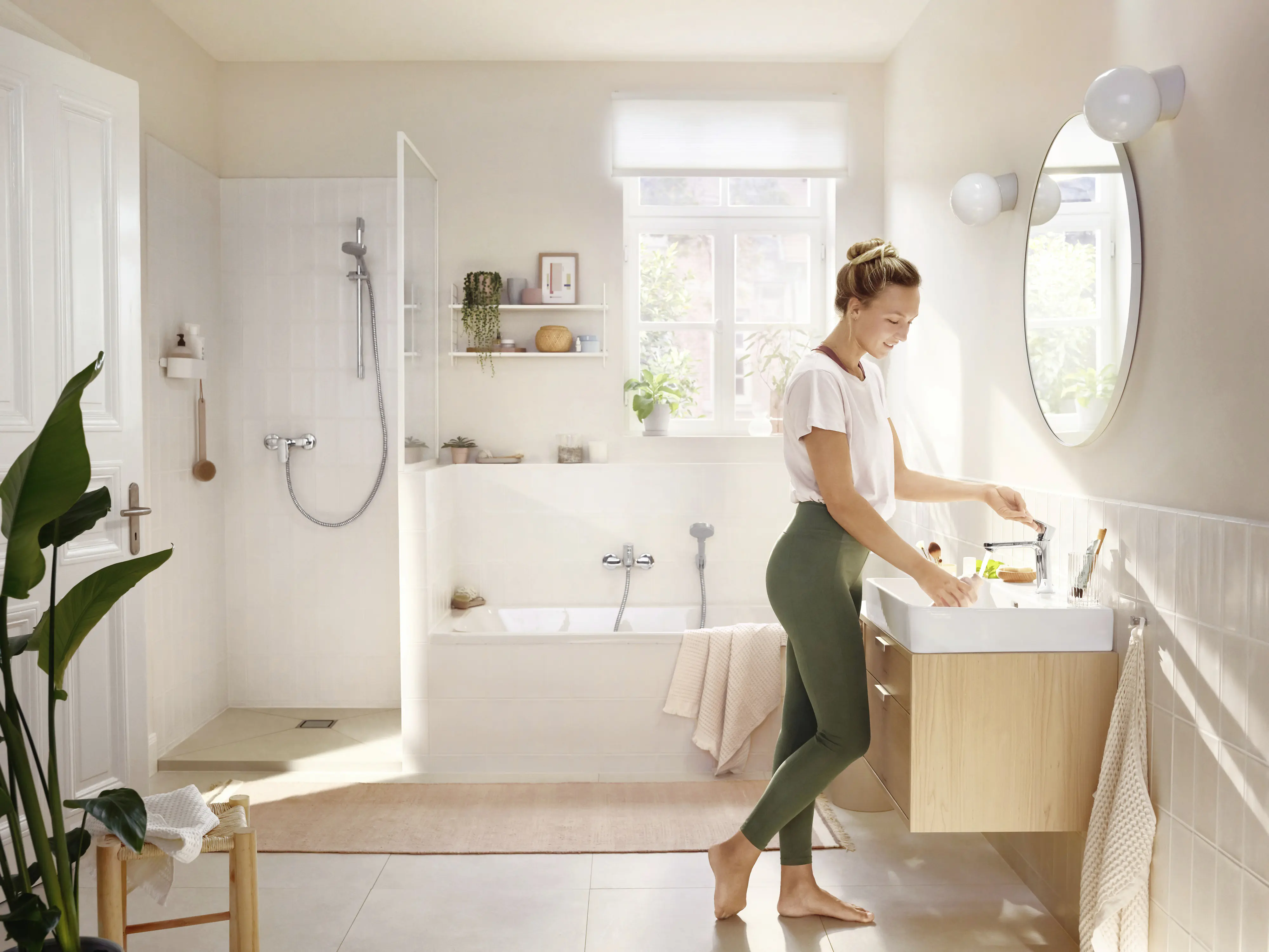 Hansgrohe Einhebel-Duscharmatur Rebris S Aufputz chrom