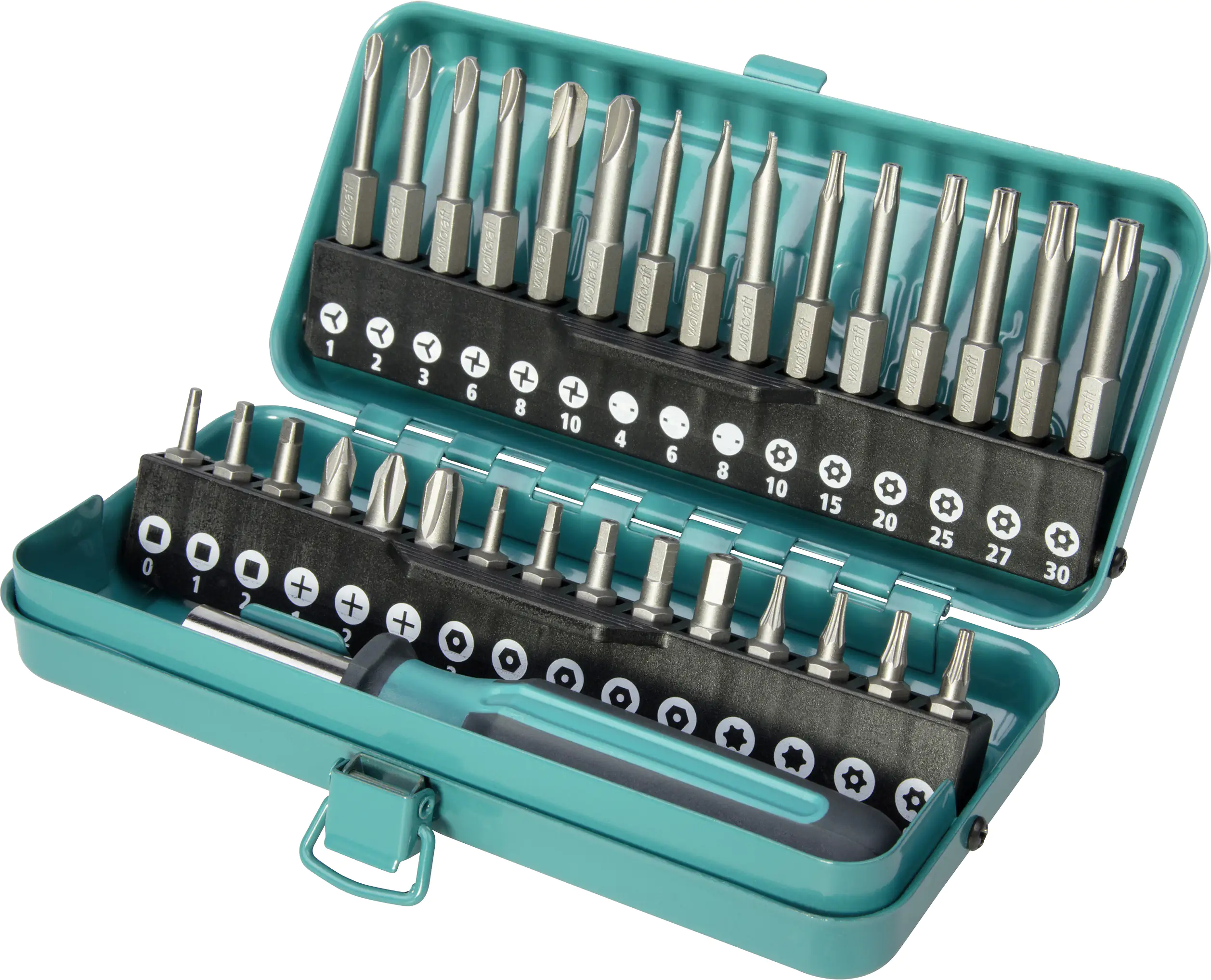 Wolfcraft Sicherheits-Bit-Set 31-teilig