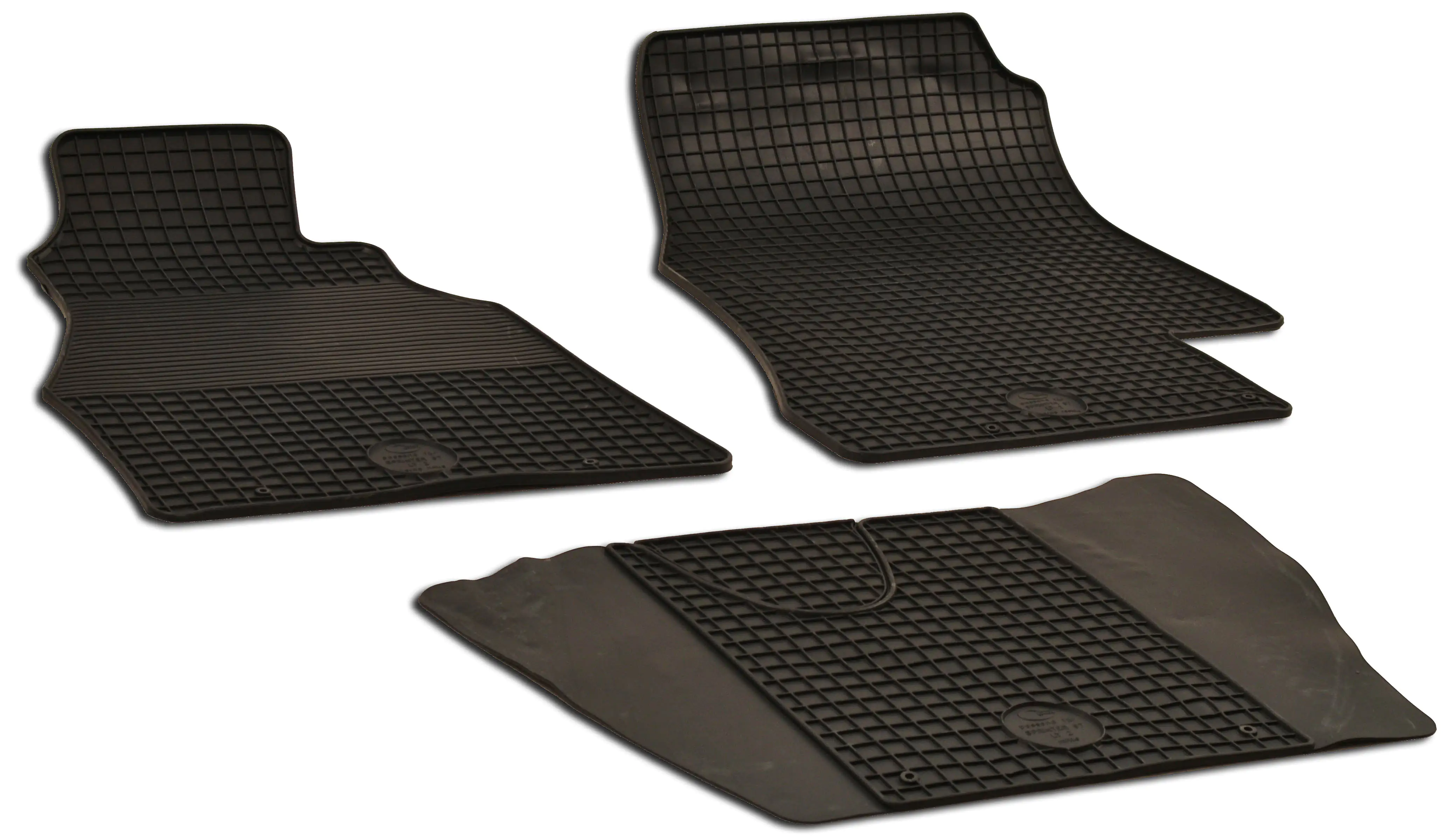 Walser Passform Fußmatten Gummi RubberLine für Mercedes-Benz Sprinter, VW LT