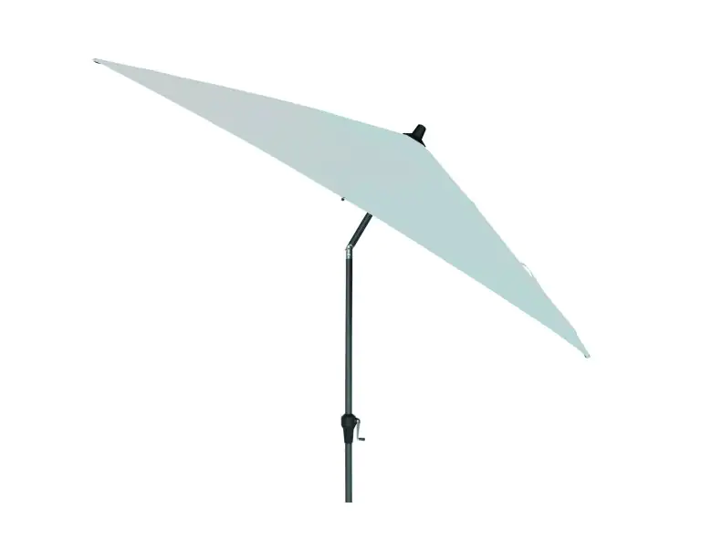Siena Garden Mittelstockschirm Avio grau 250 x 250 cm