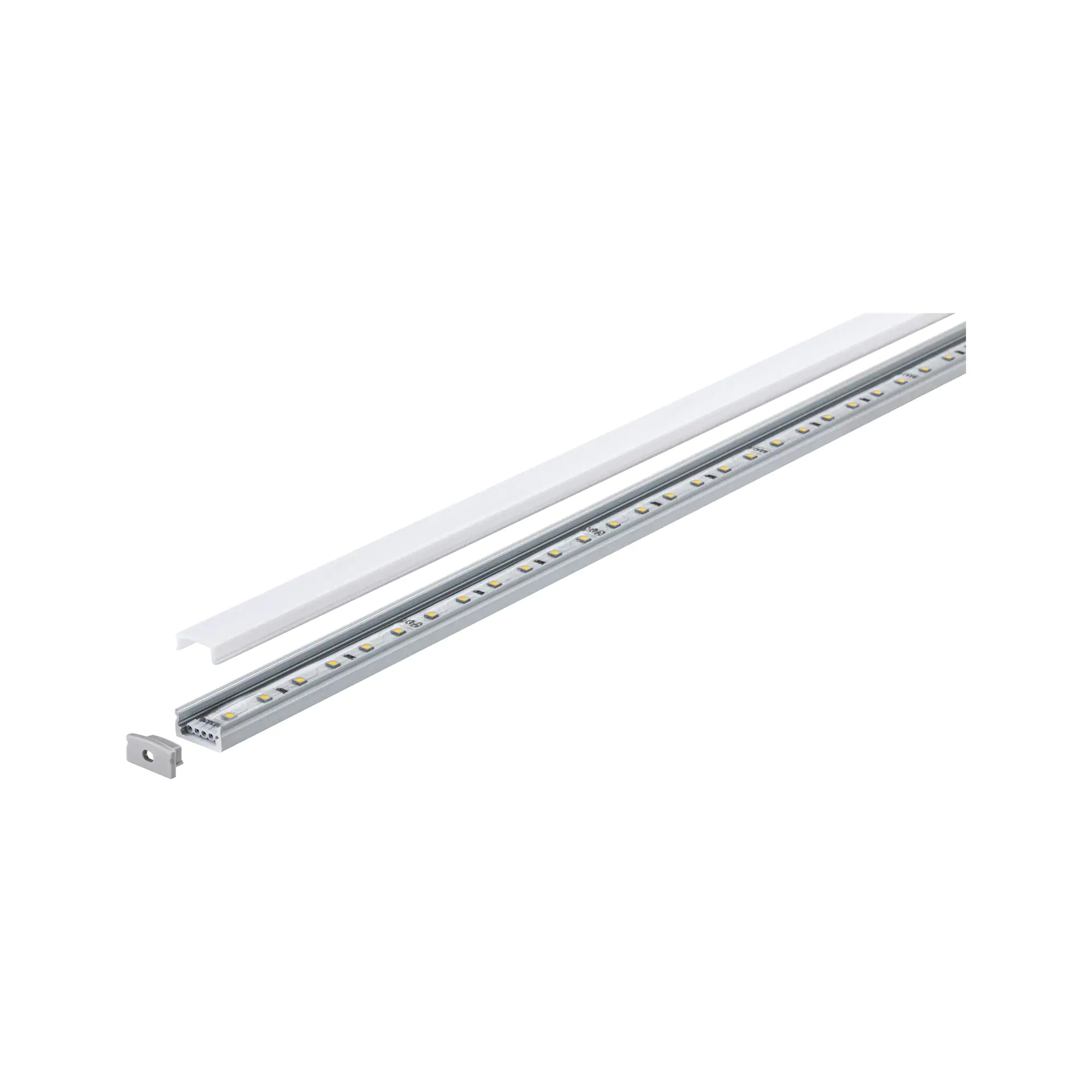 Paulmann Base Profil mit Diffusor 1 m alu eloxiert satin