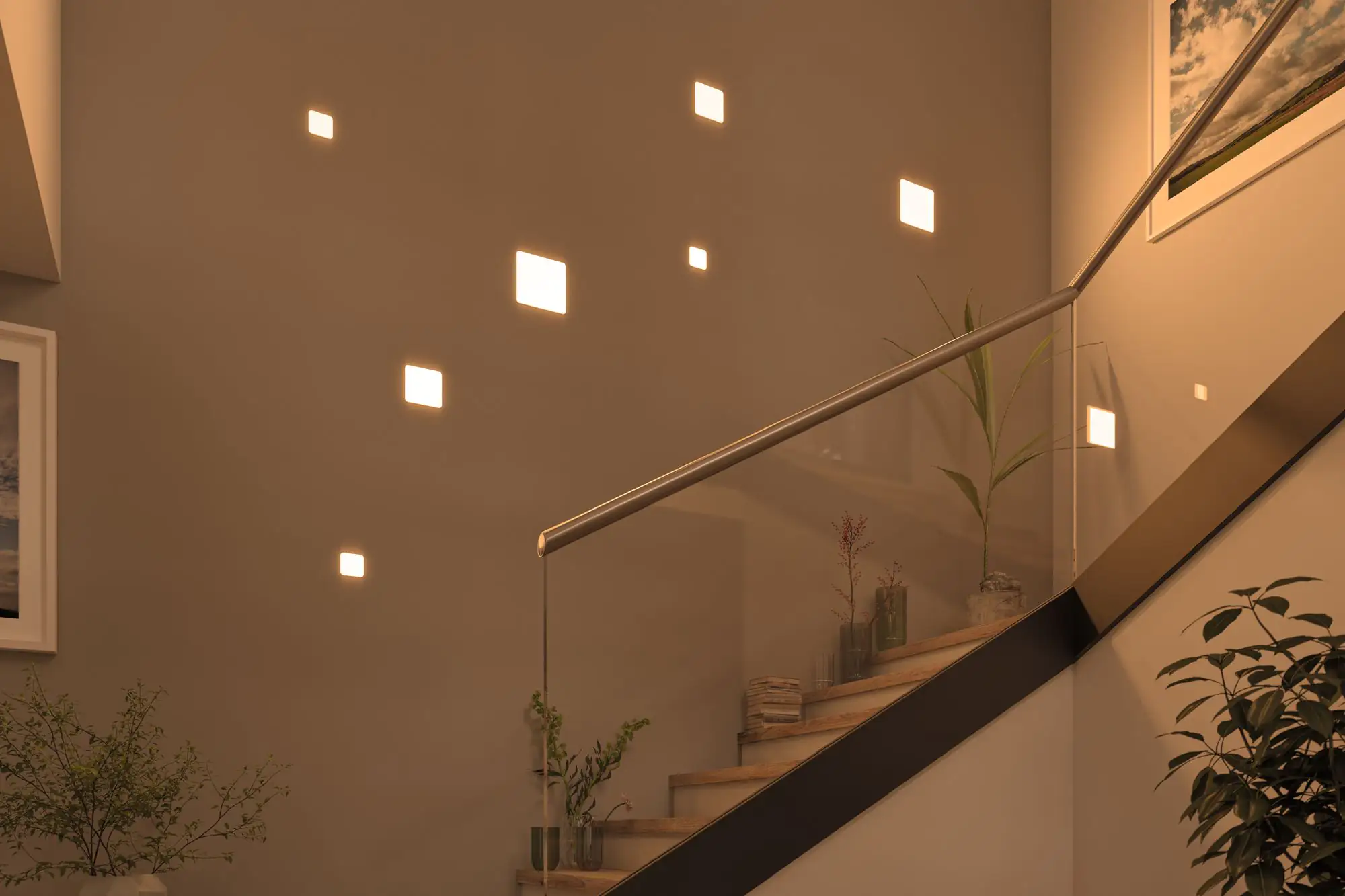 Paulmann Einbauleuchte LED Veluna Varifit eckig 18,5 cm 17 W satin