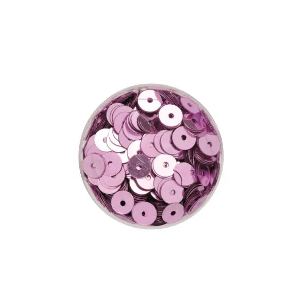 Glorex Paillettenscheiben 6 mm 7 g, rosa