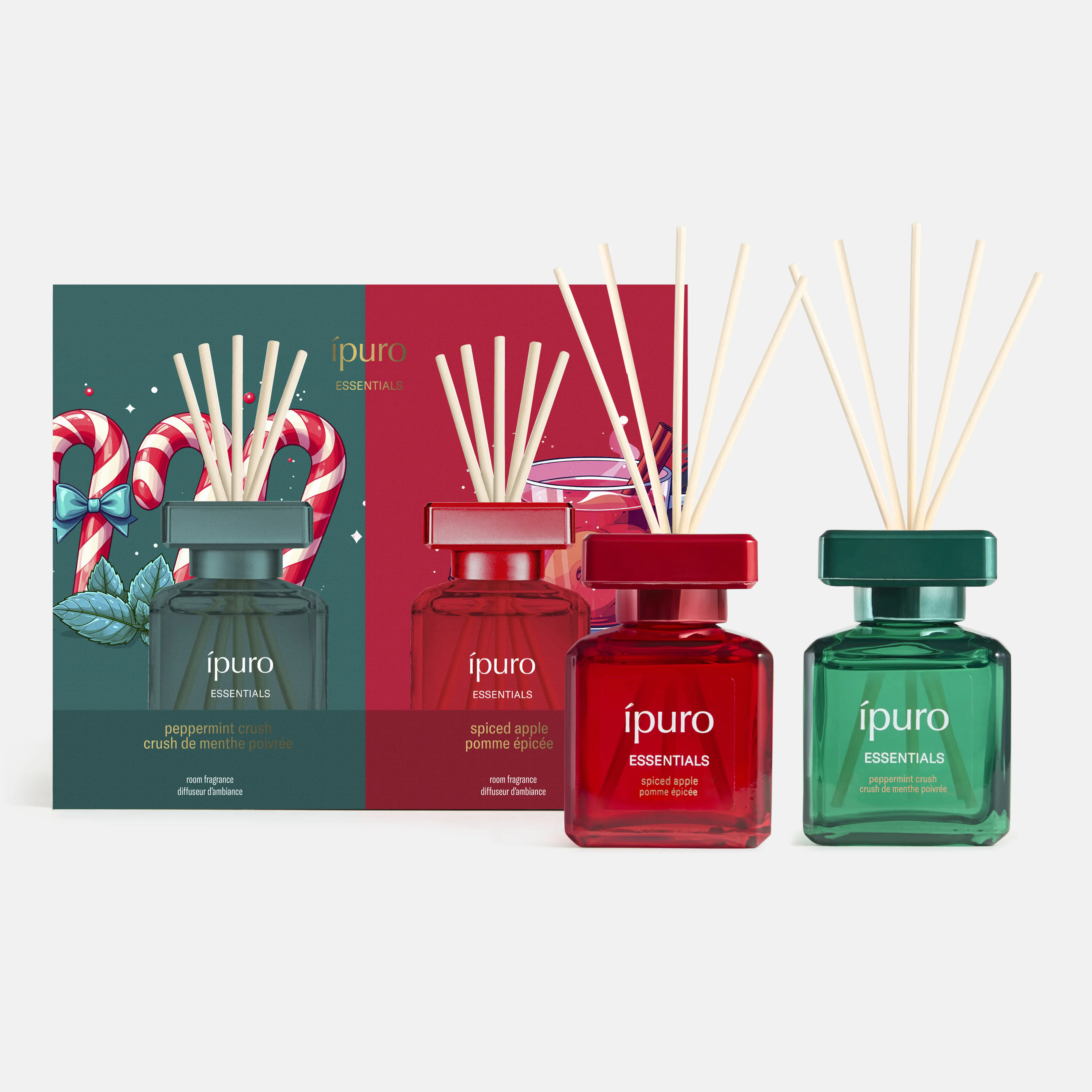 ipuro Raumduft Essentials Peppermint & Apple 2 x 50 ml