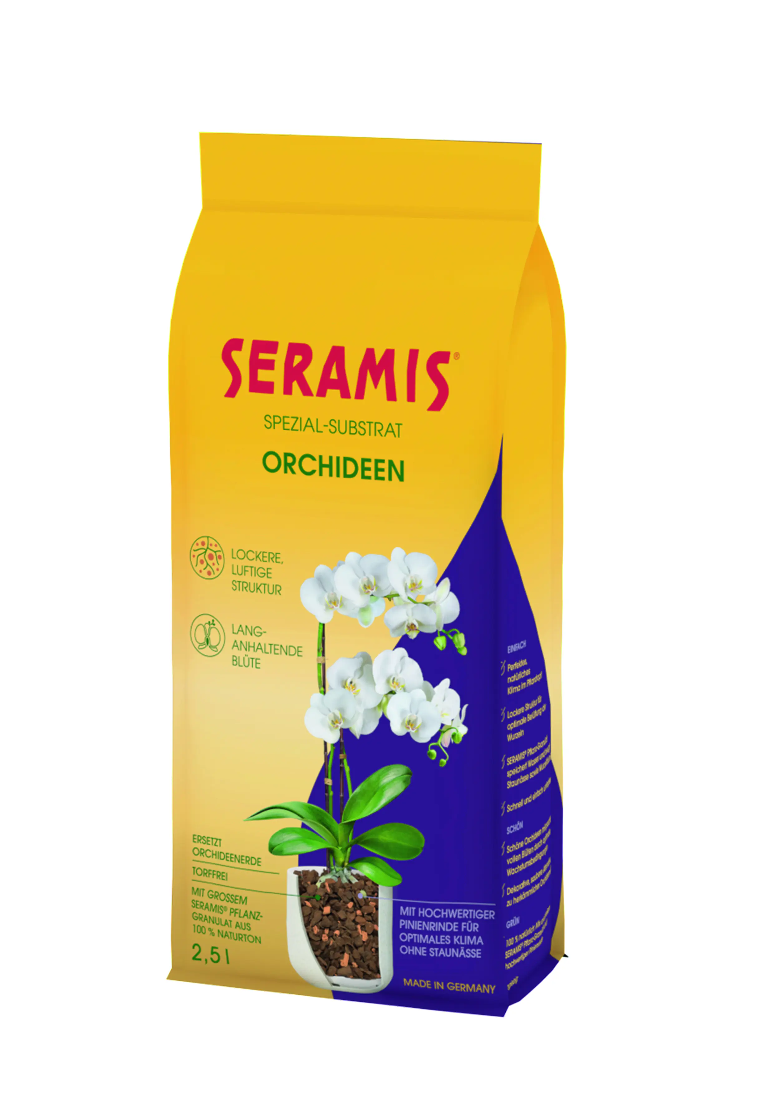SERAMIS® Spezial-Substrat für Orchideen 2,5 l