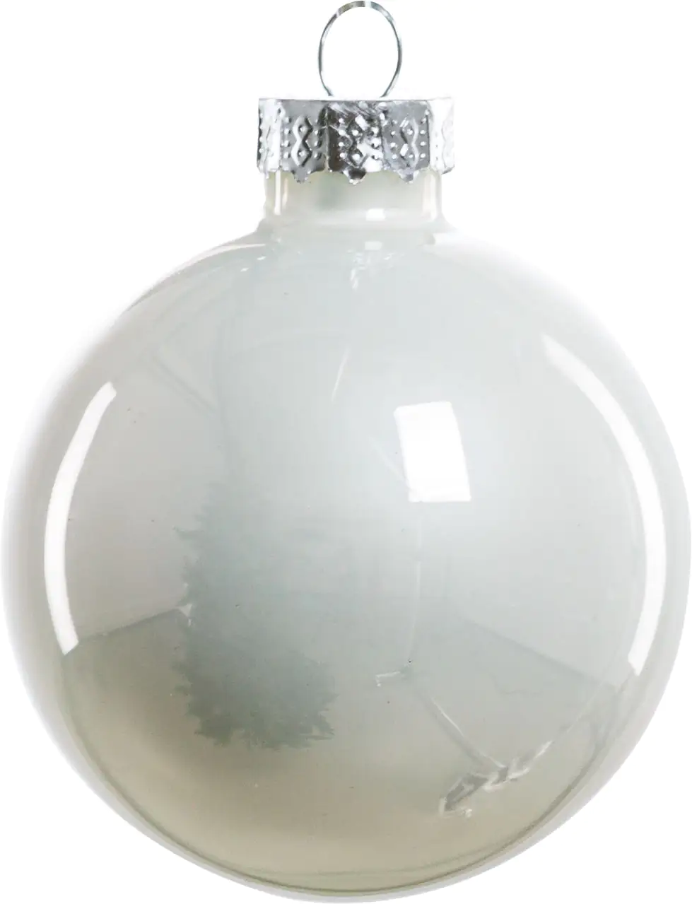 TrendLine Weihnachtskugeln aus Glas Ø 6 cm weiß 20 Stück