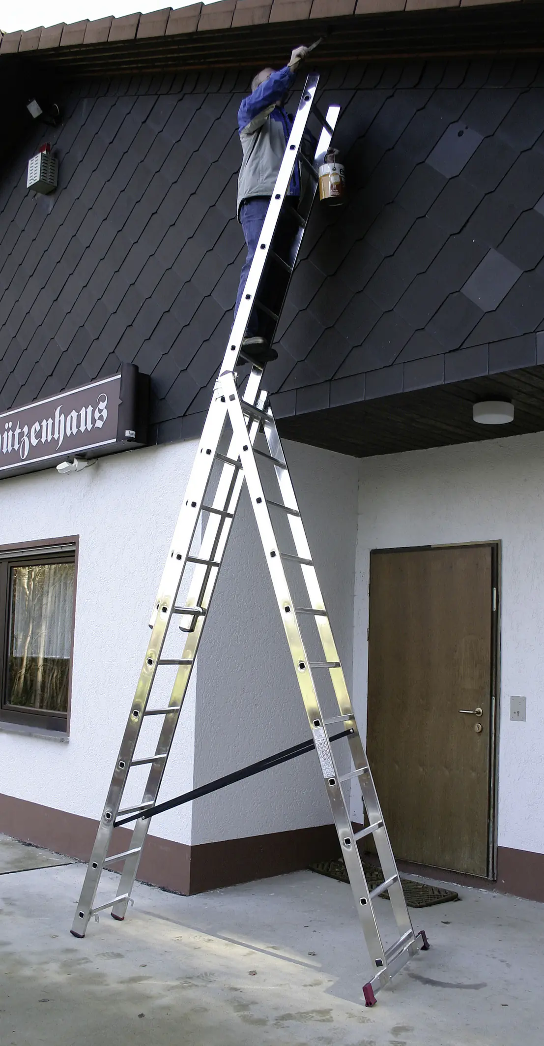 Krause Aluminium-Vielzweckleiter CORDA 7,30 m