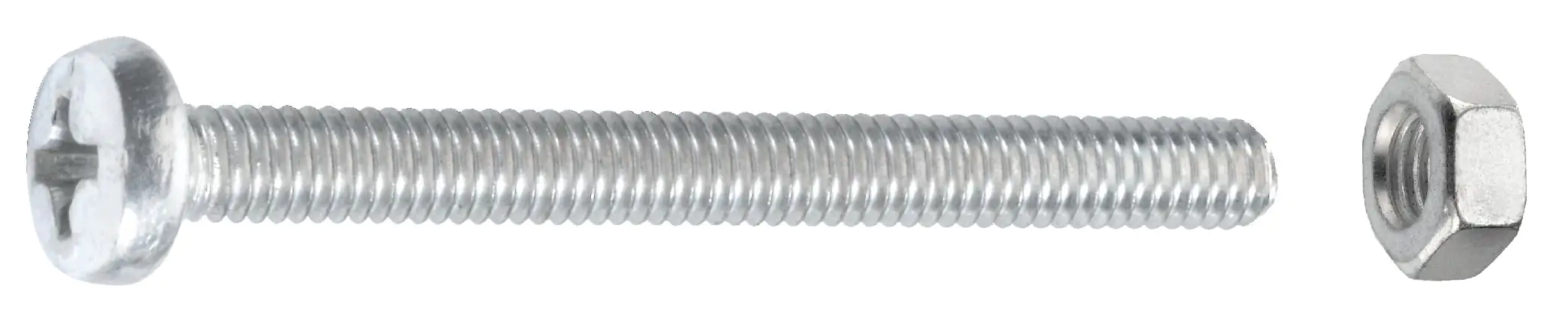 Connex Gewindeschrauben M4 x 30 mm PH 2 - 50 Stück verzinkt