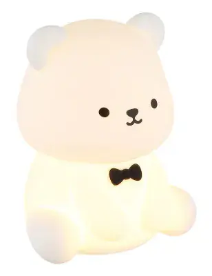 Globo Akku Tischleuchte Teddy 1W RGBW weiß Kunststoff