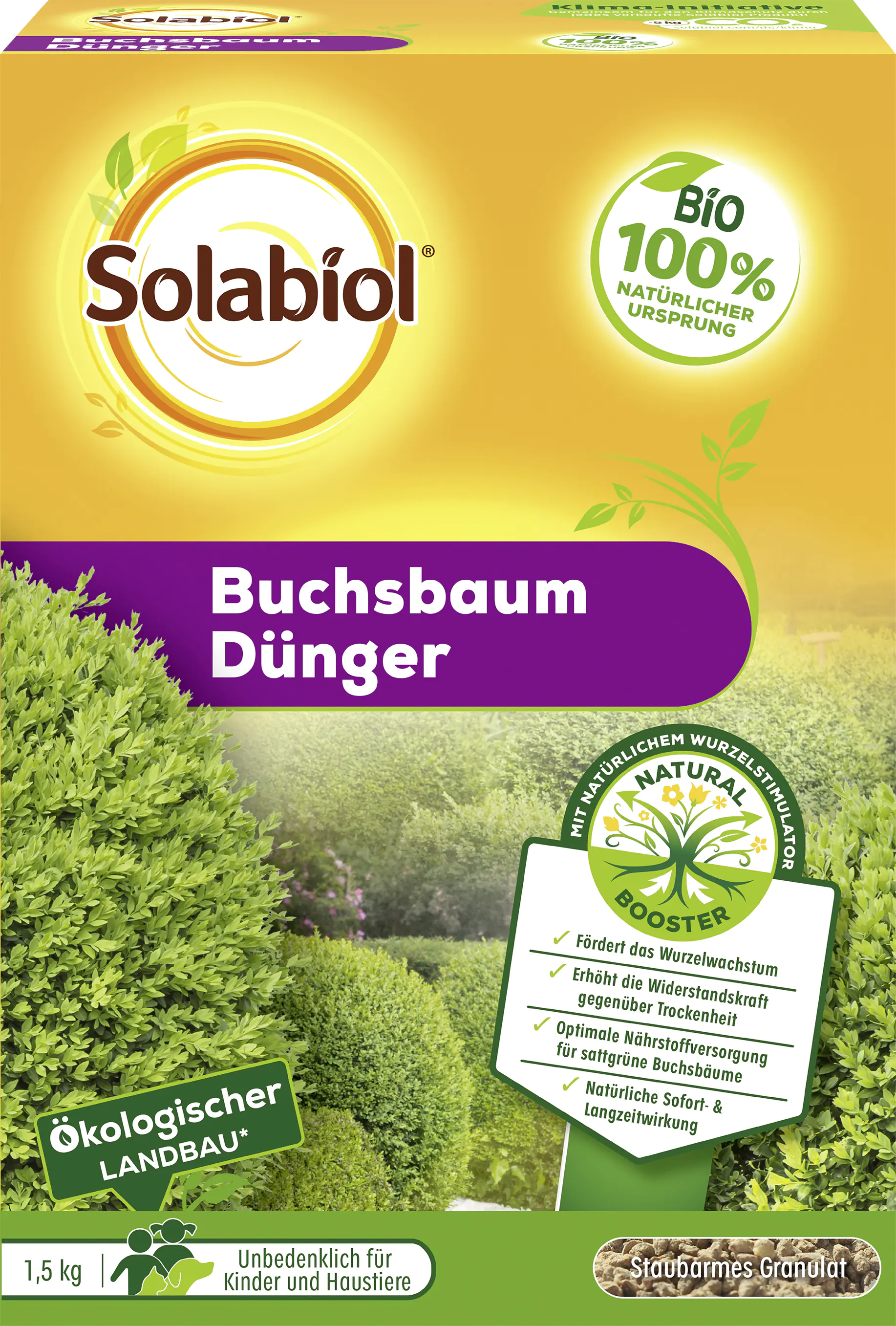 Solabiol Buchsbaum Dünger 1,5 kg