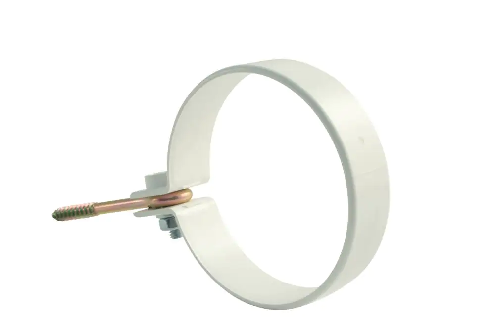 Marley Fallrohrschelle NW 53 mm, mit Ringschraube, weiß