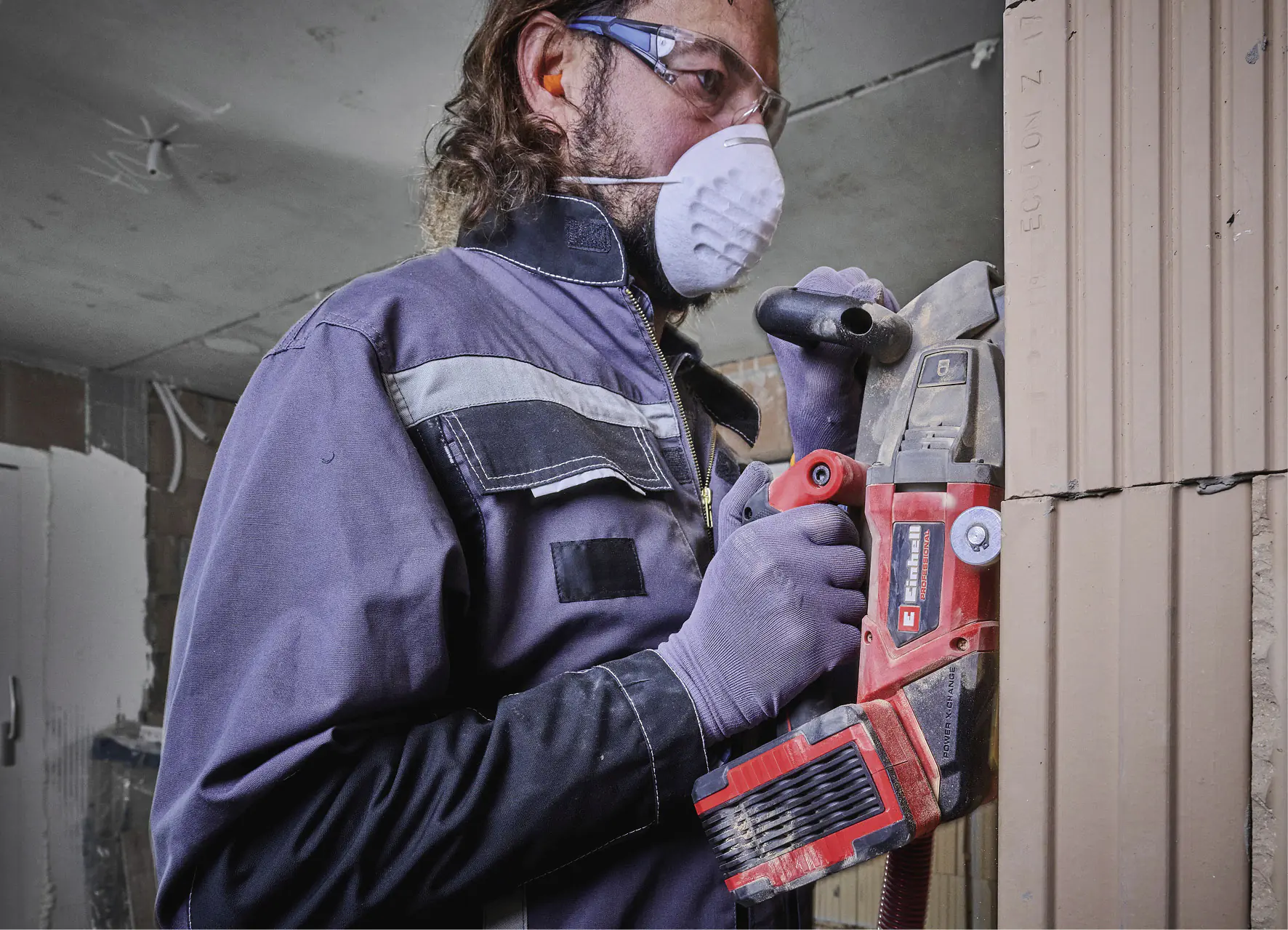 Einhell Professional Akku-Mauernutfräse TP-MA 36/30 Li BL Solo