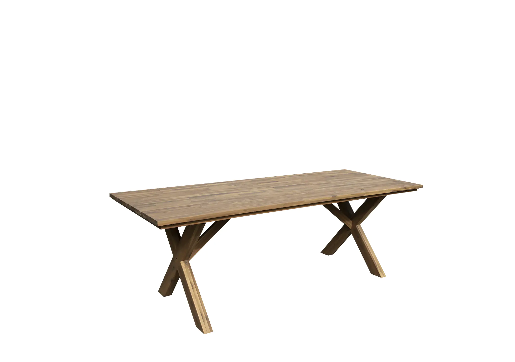 Primaster Gartentisch Manila Holz 220 x 90 x 75 cm