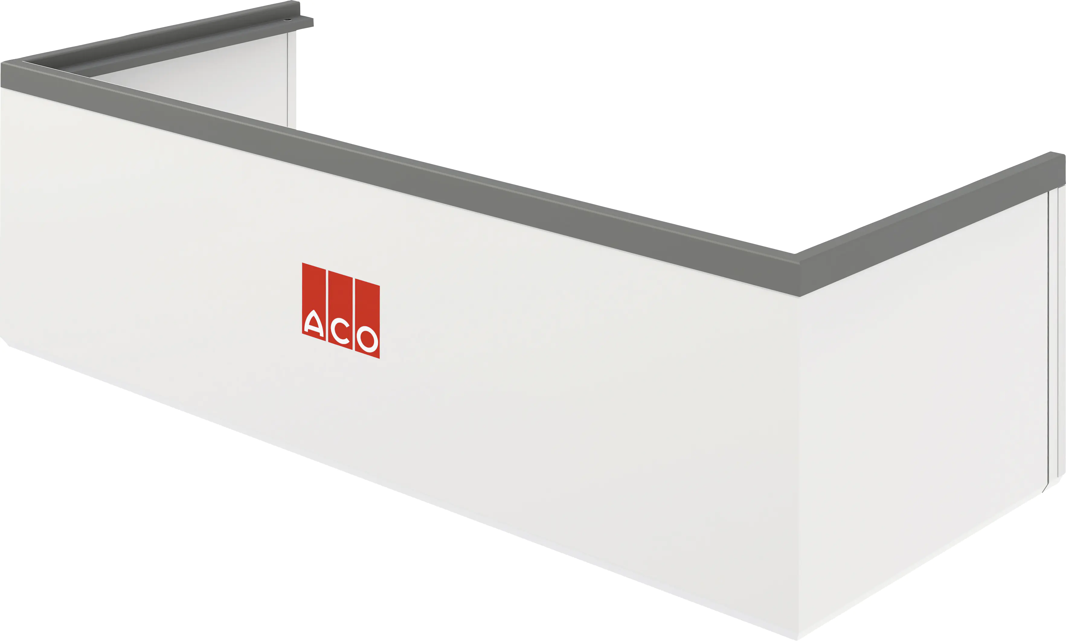 ACO Aufstockelement weiß, 80 x 34 x 40 cm