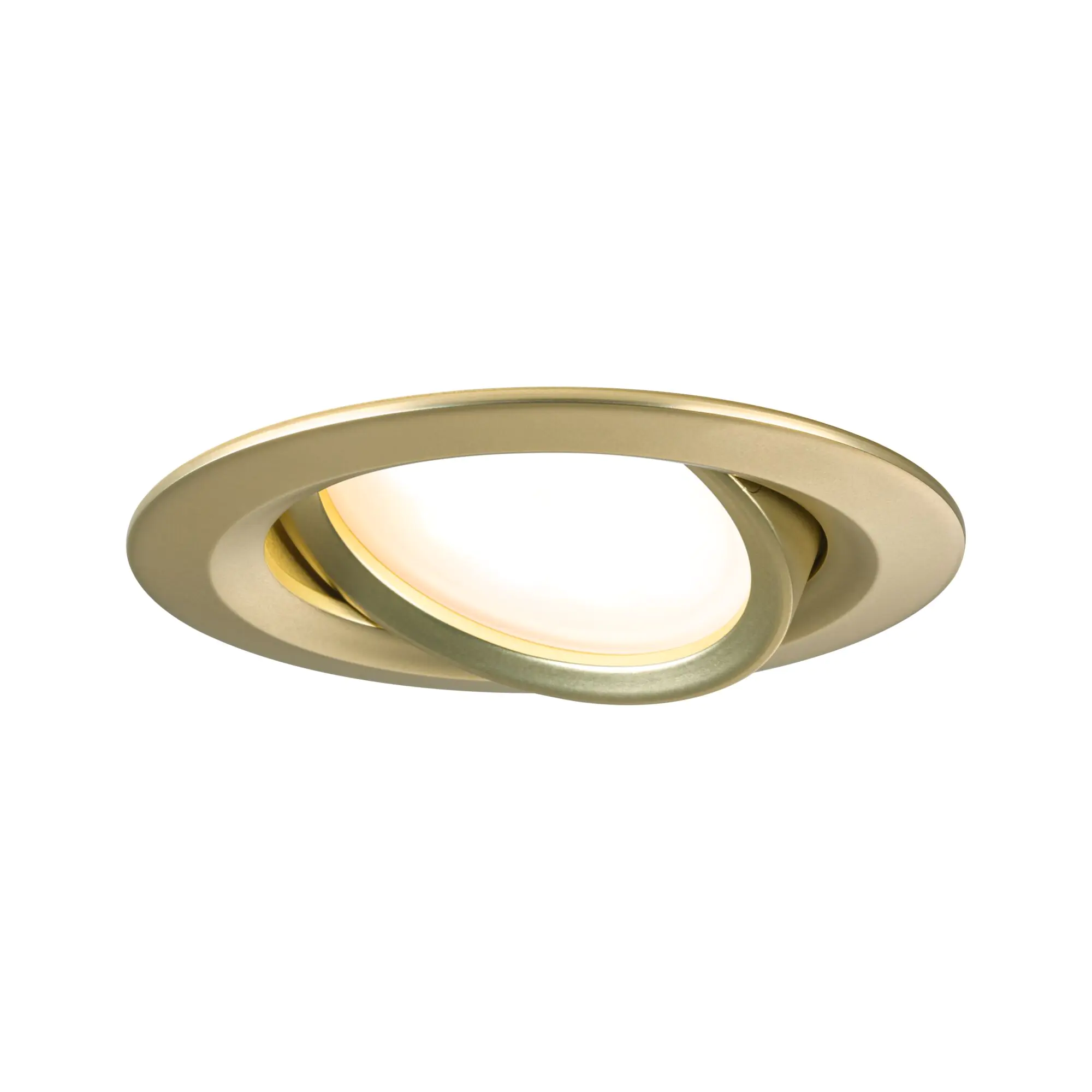 Paulmann LED-Einbauleuchte Nova 3x 6 W schwenkbar dimmbar gold matt