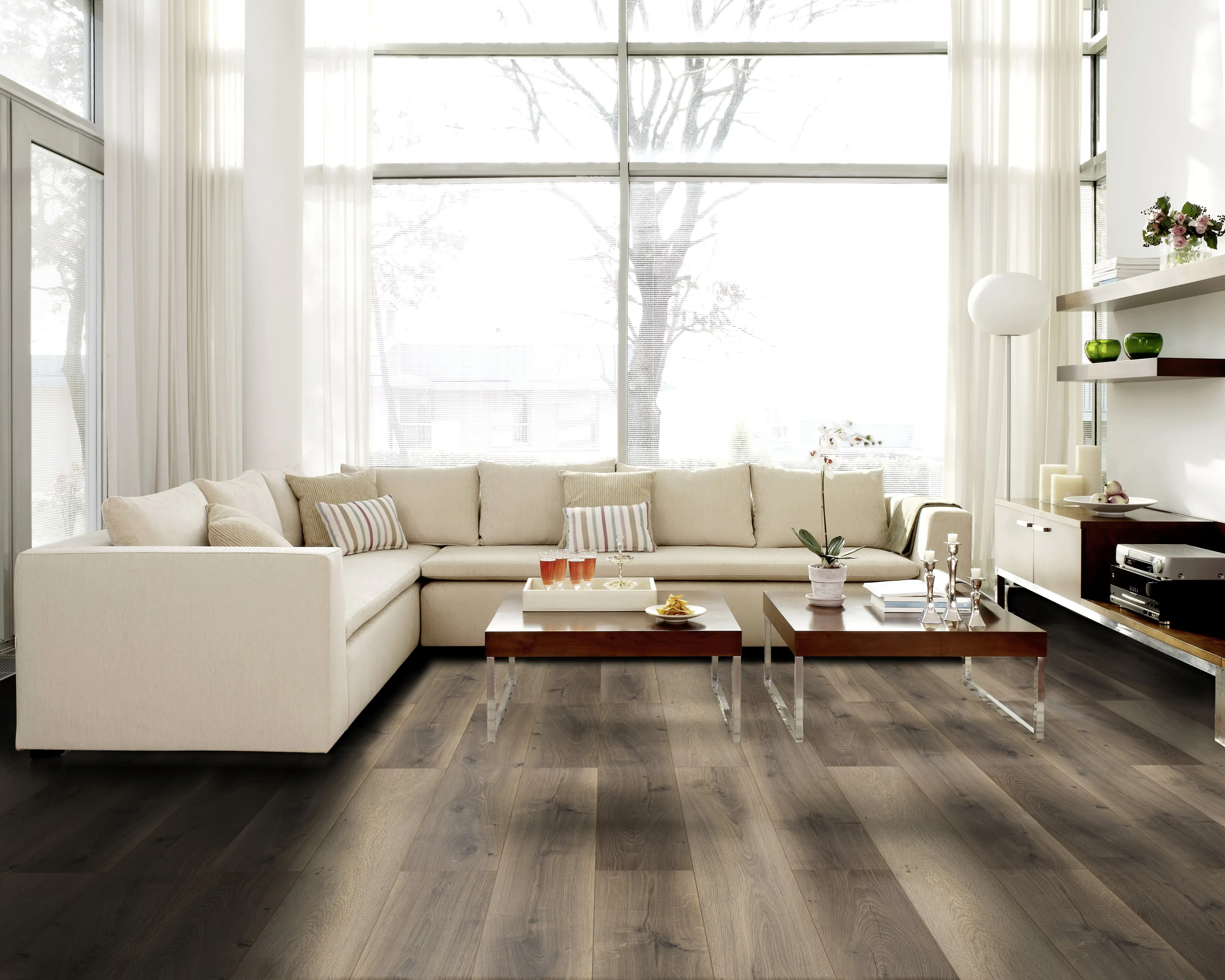 Classen Laminat Megaloc Aquaprotect 128,5 x 19,2 cm 8 mm Eiche braun mix