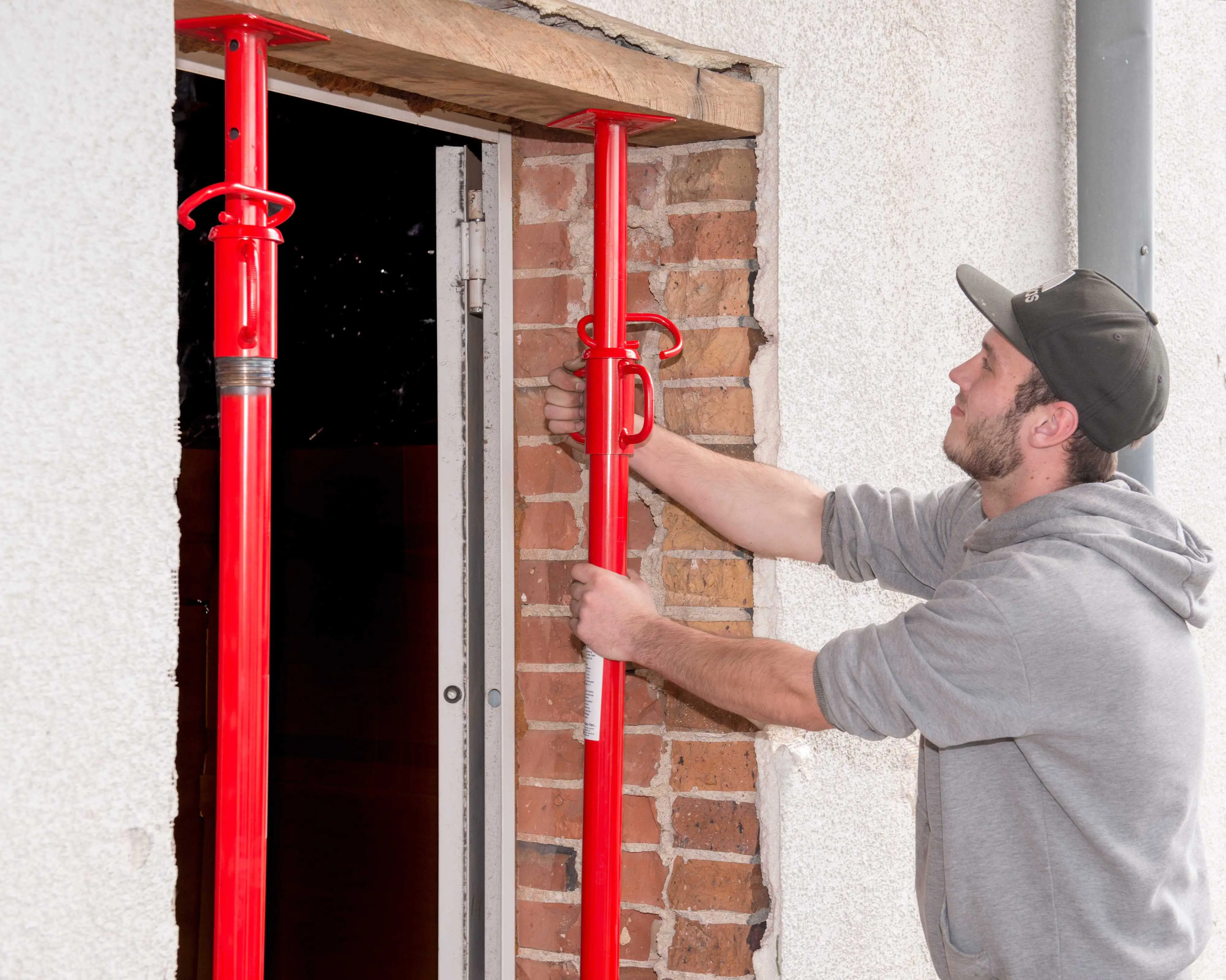 Stahlbaustütze Profi höhenverstellbar 1,65 bis 3 m