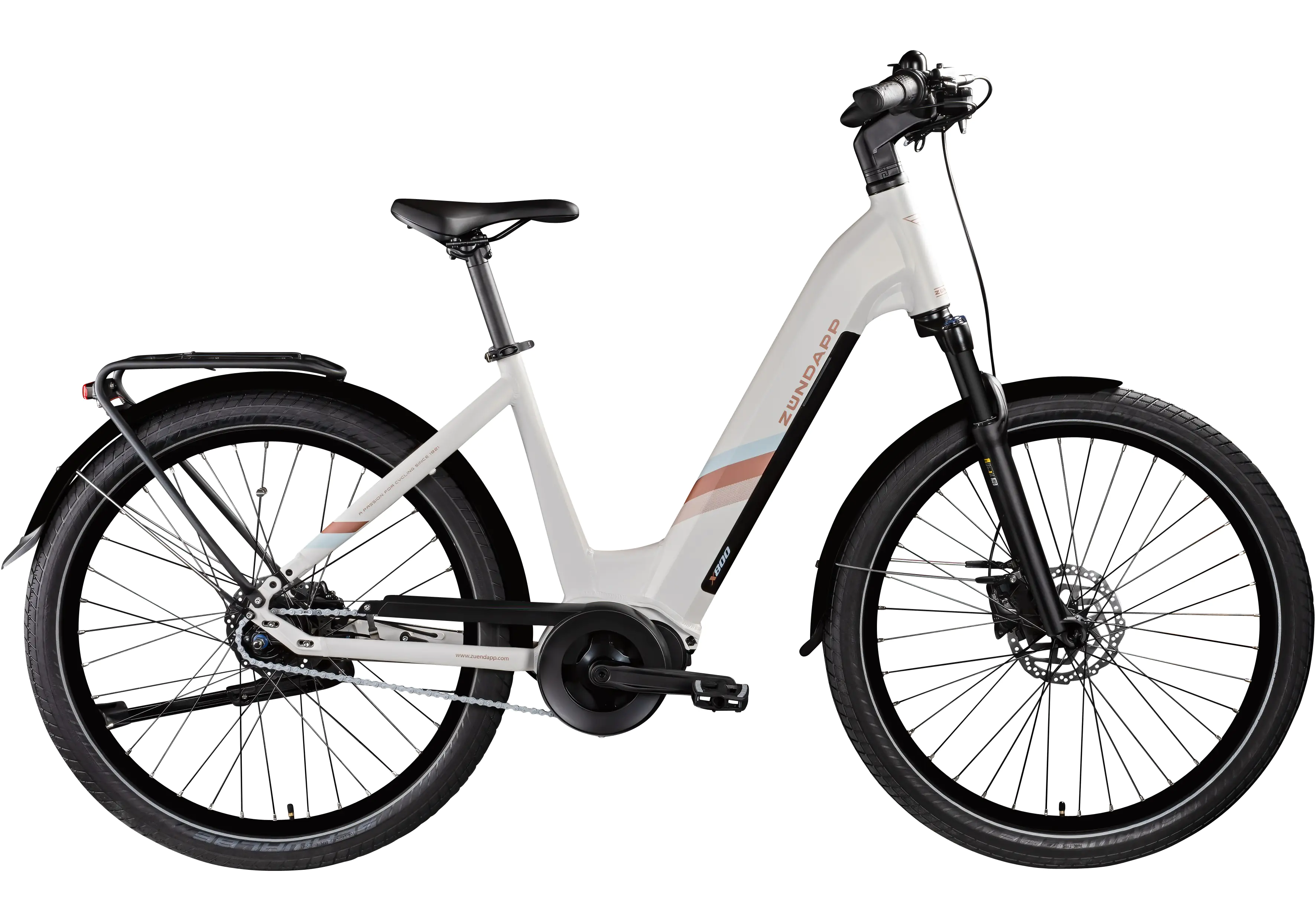 Zündapp E-Bike City X800 27,5 Zoll 7-Gang 550 Wh antique white 