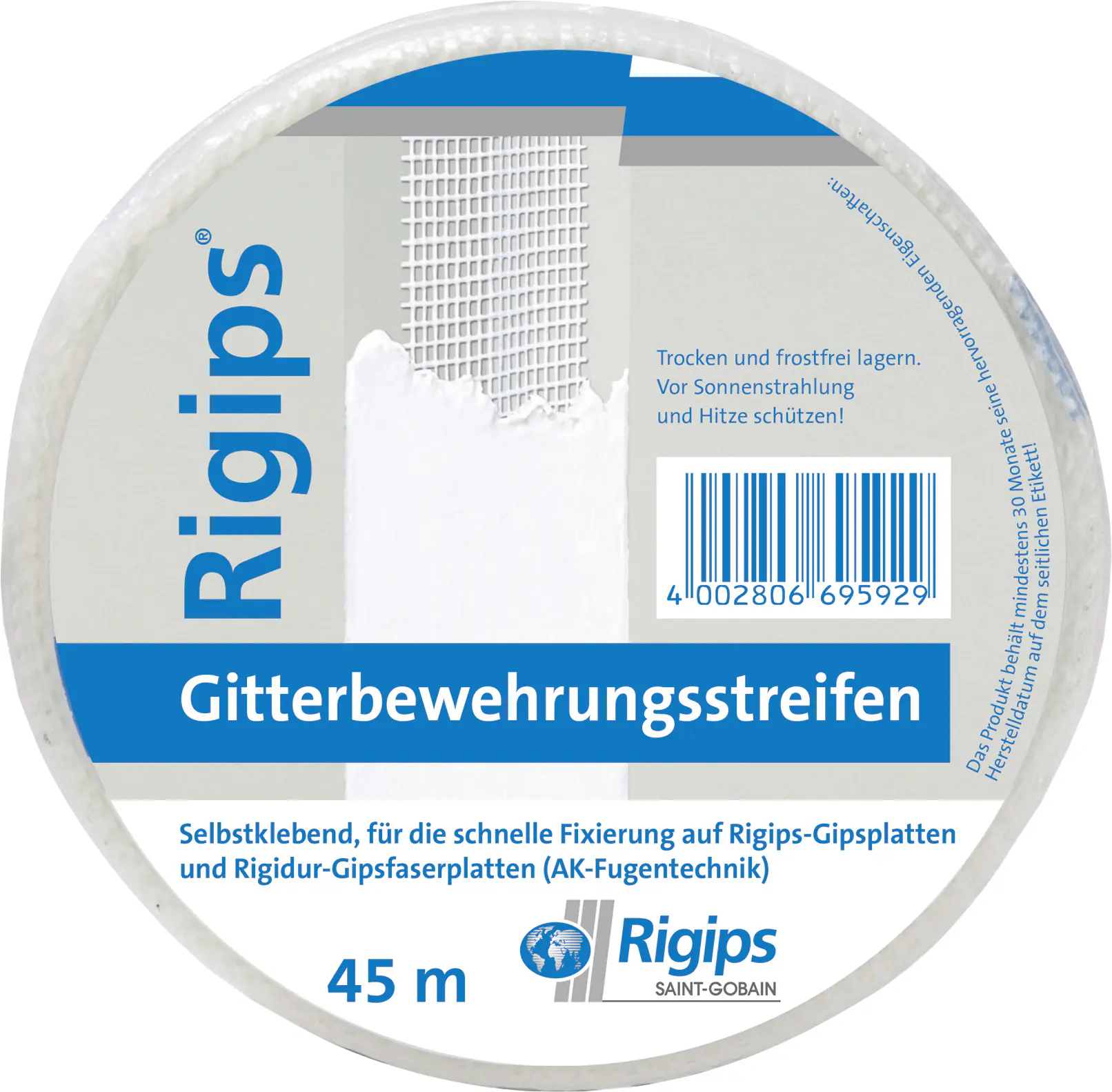 Rigips Gitterbewehrungsstreifen 45 m x 48 mm