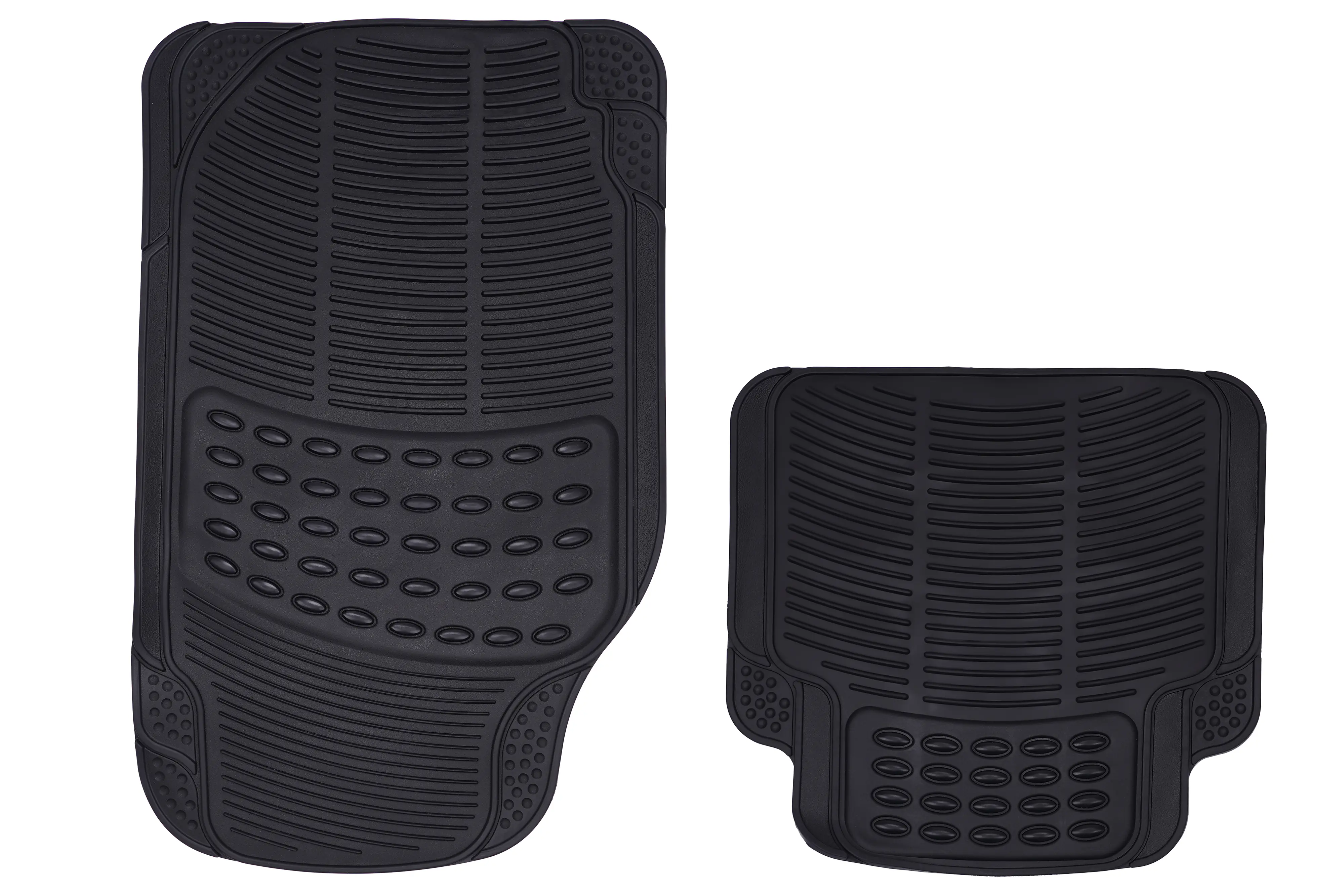 TrendLine Universal Fußmatten Komplett-Set schwarz 4-tlg.
