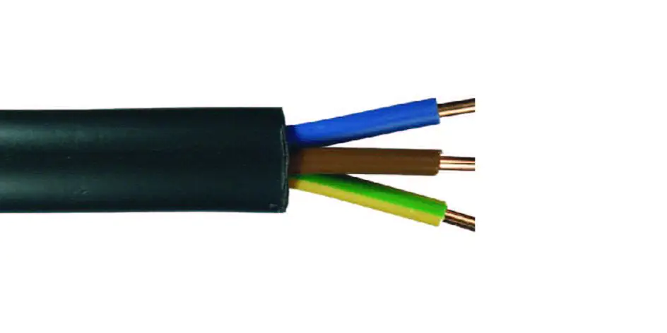 Erdkabel NYY-J 3 x 2,5 - 50 Meter, schwarz