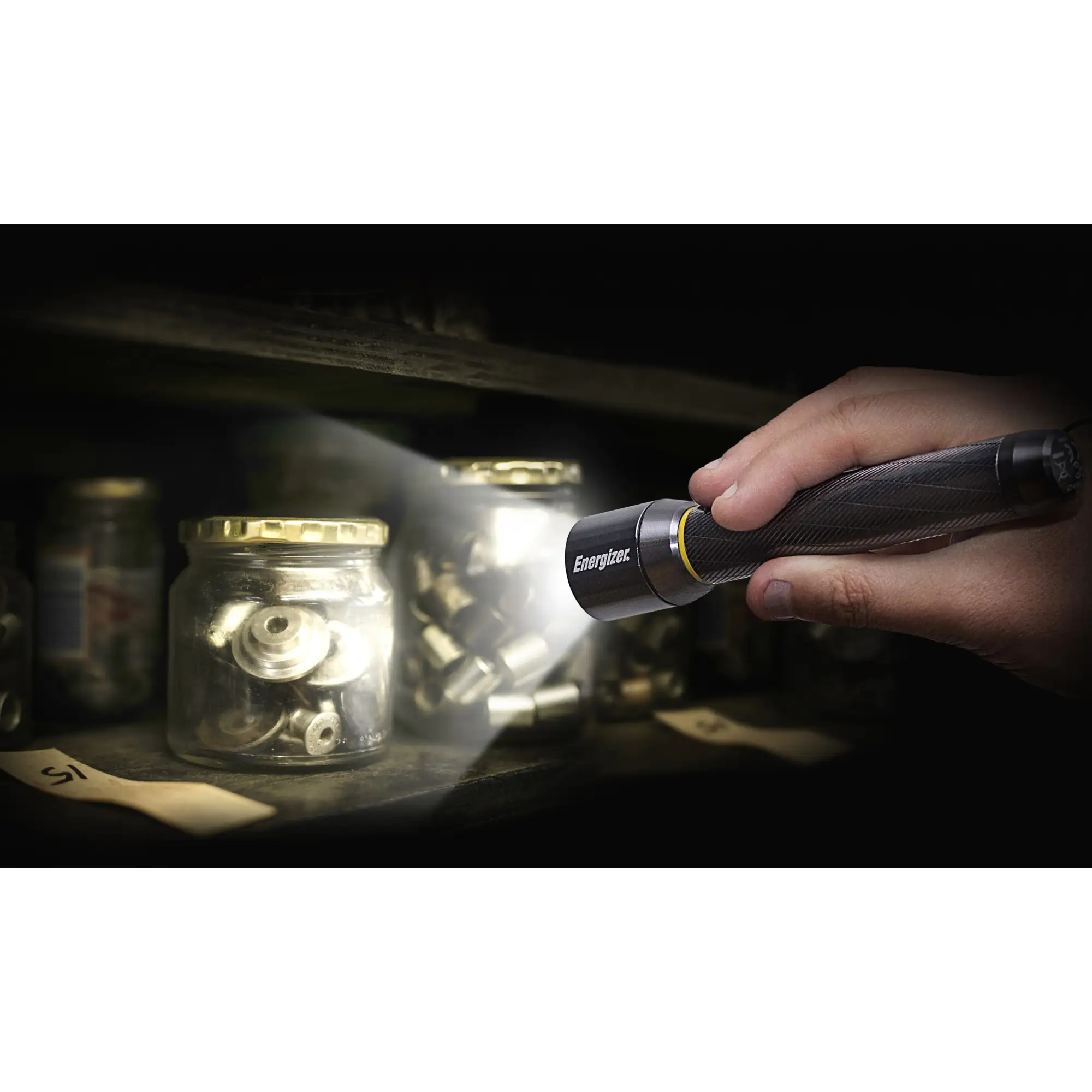 Energizer Taschenlampe Vision HD metal 2AA silber
