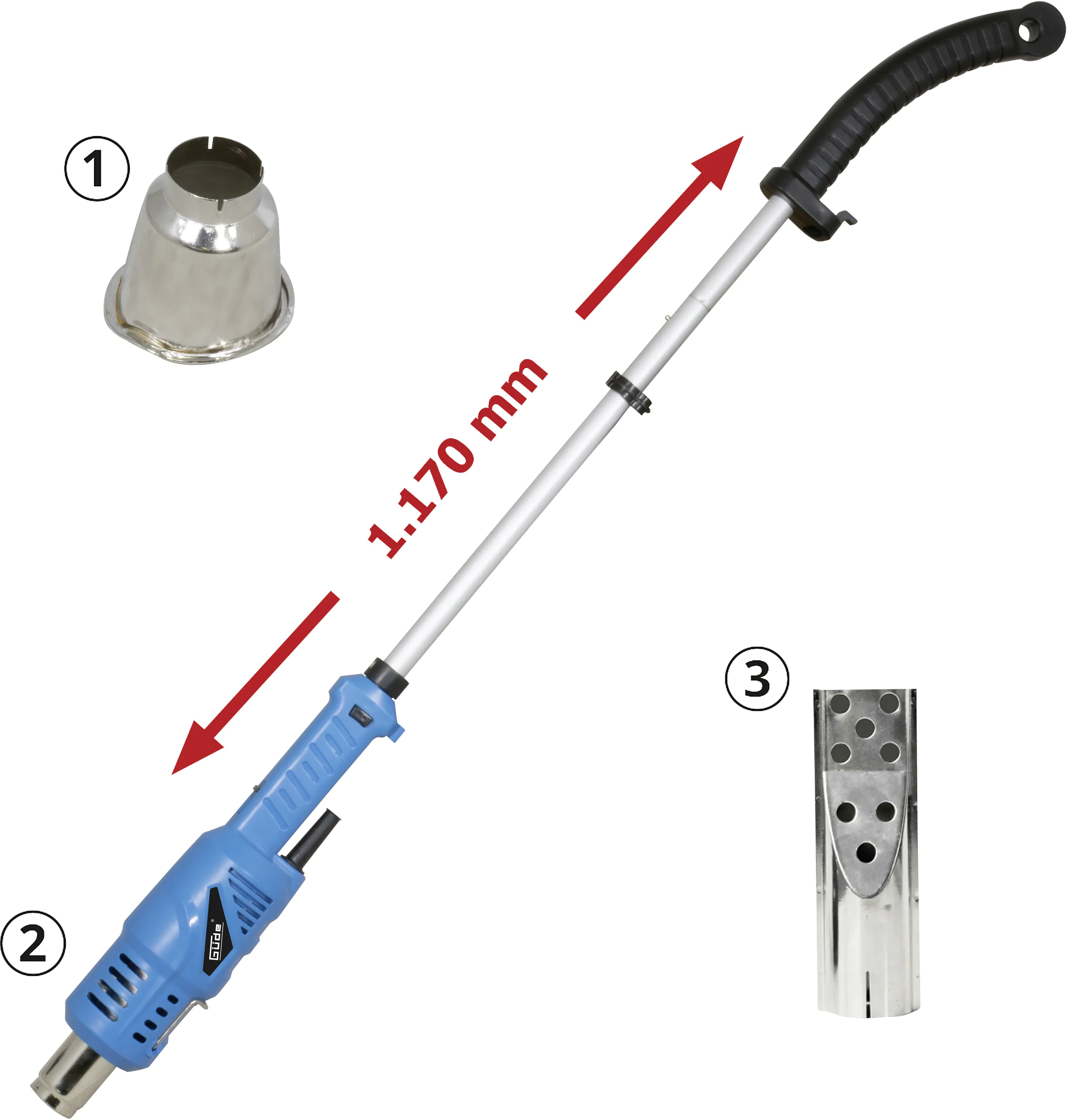 Güde Unkrautvernichter UVH 2000-600 2.000 Watt