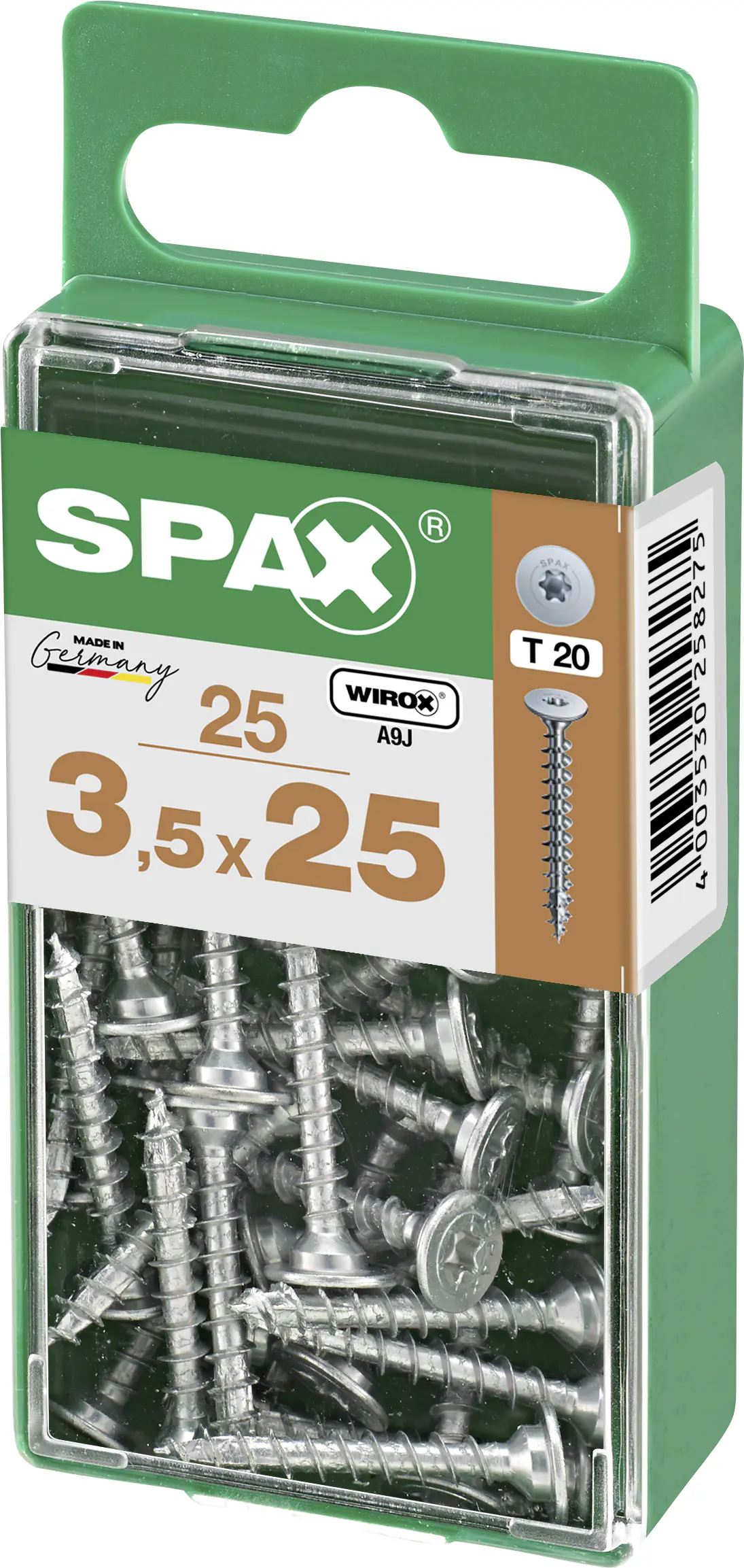 Spax Möbelbauschrauben 3.5 x 25 mm TX 20 - 25 Stk.