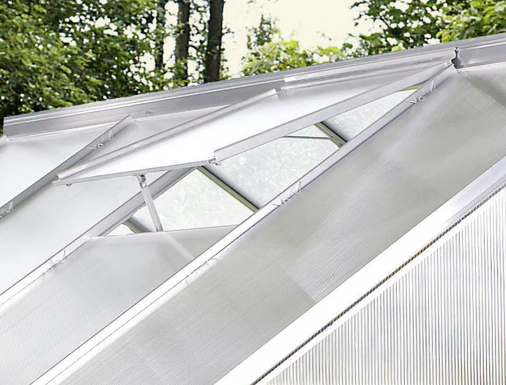 Vitavia Alu-Dachfenster zu Gewächshaus Calypso aluminium