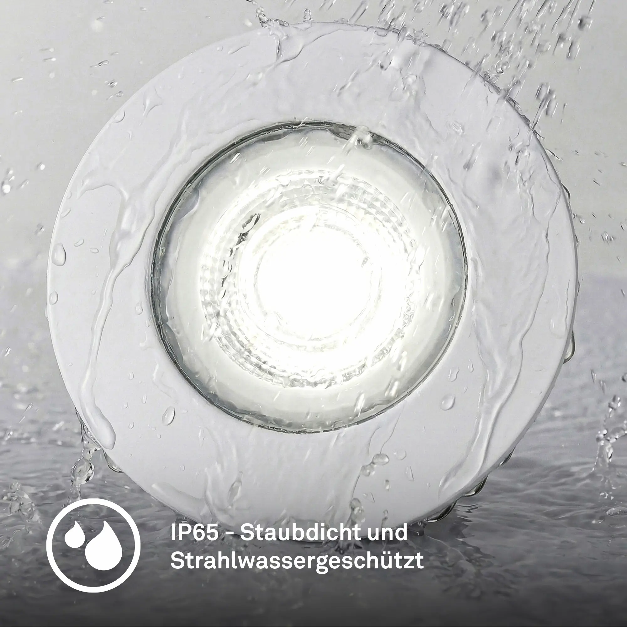Briloner LED Einbauleuchten Dimara Ø 9 x 3 cm warmweiß/neutralweiß chrom dimmbar 3er-Set