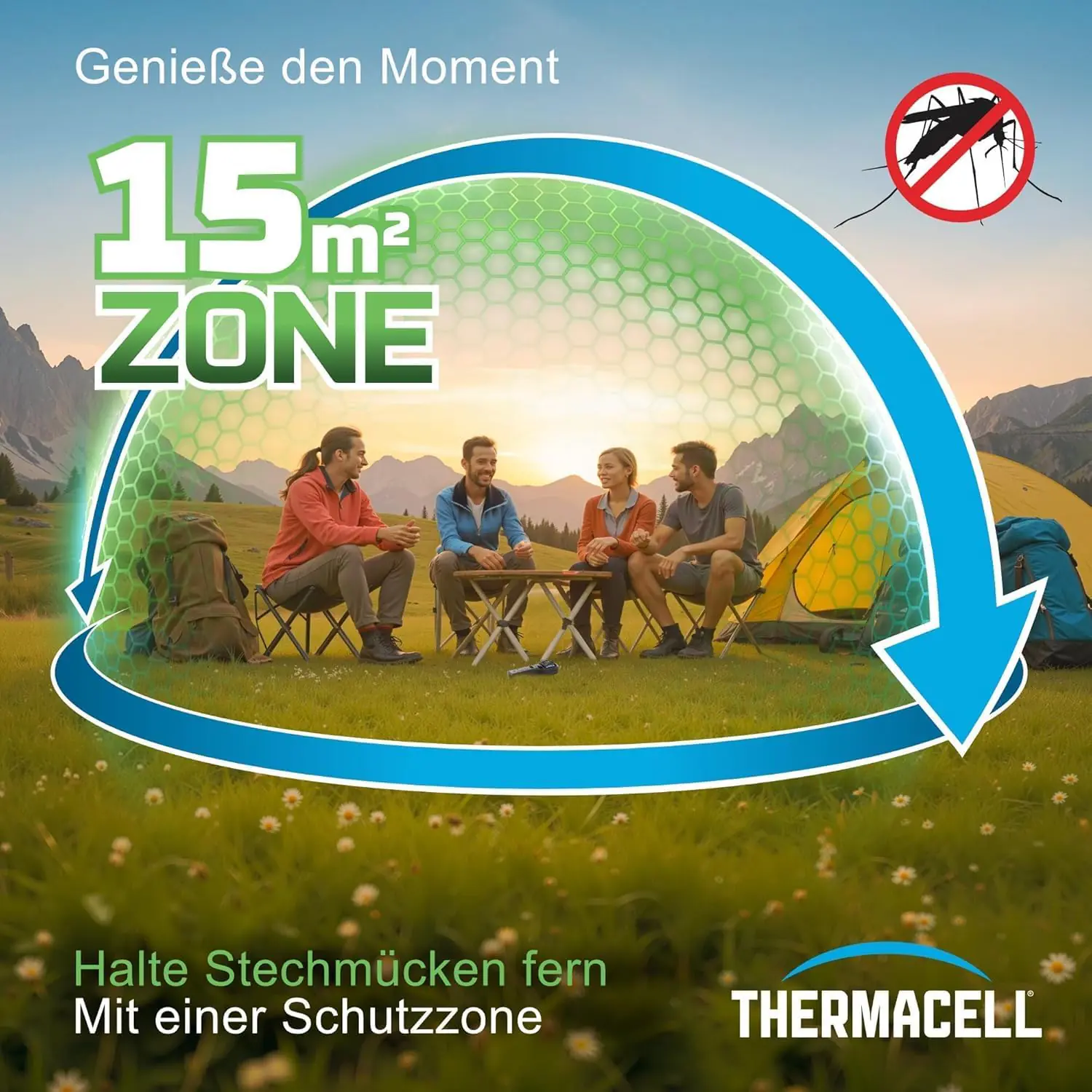 Thermacell Mückenabwehr Protect Handgerät inkl. Wirkstoff