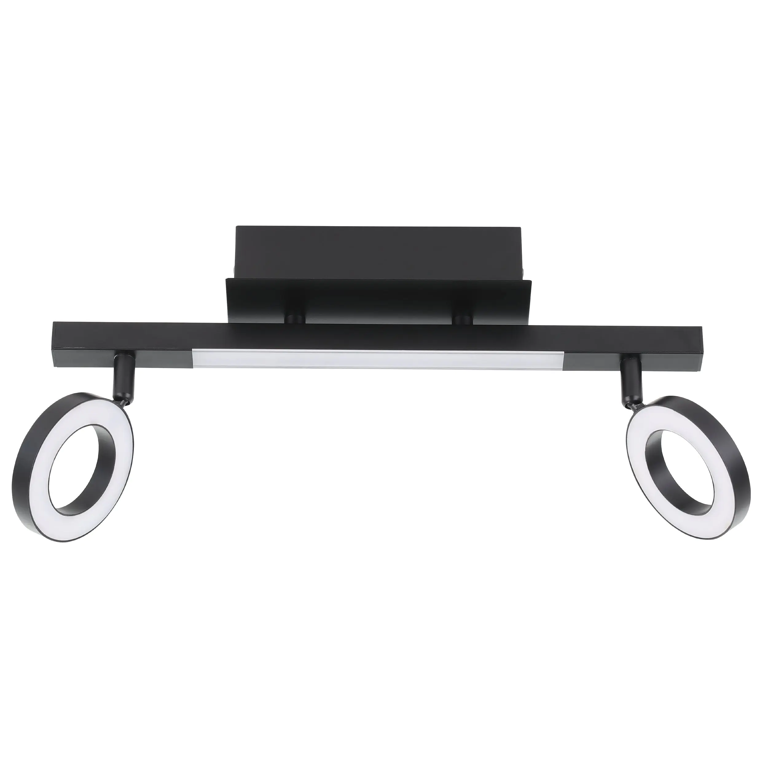 Eglo 2er LED Spot Cardillo 2 schwarz 38,5 x 8,5 cm