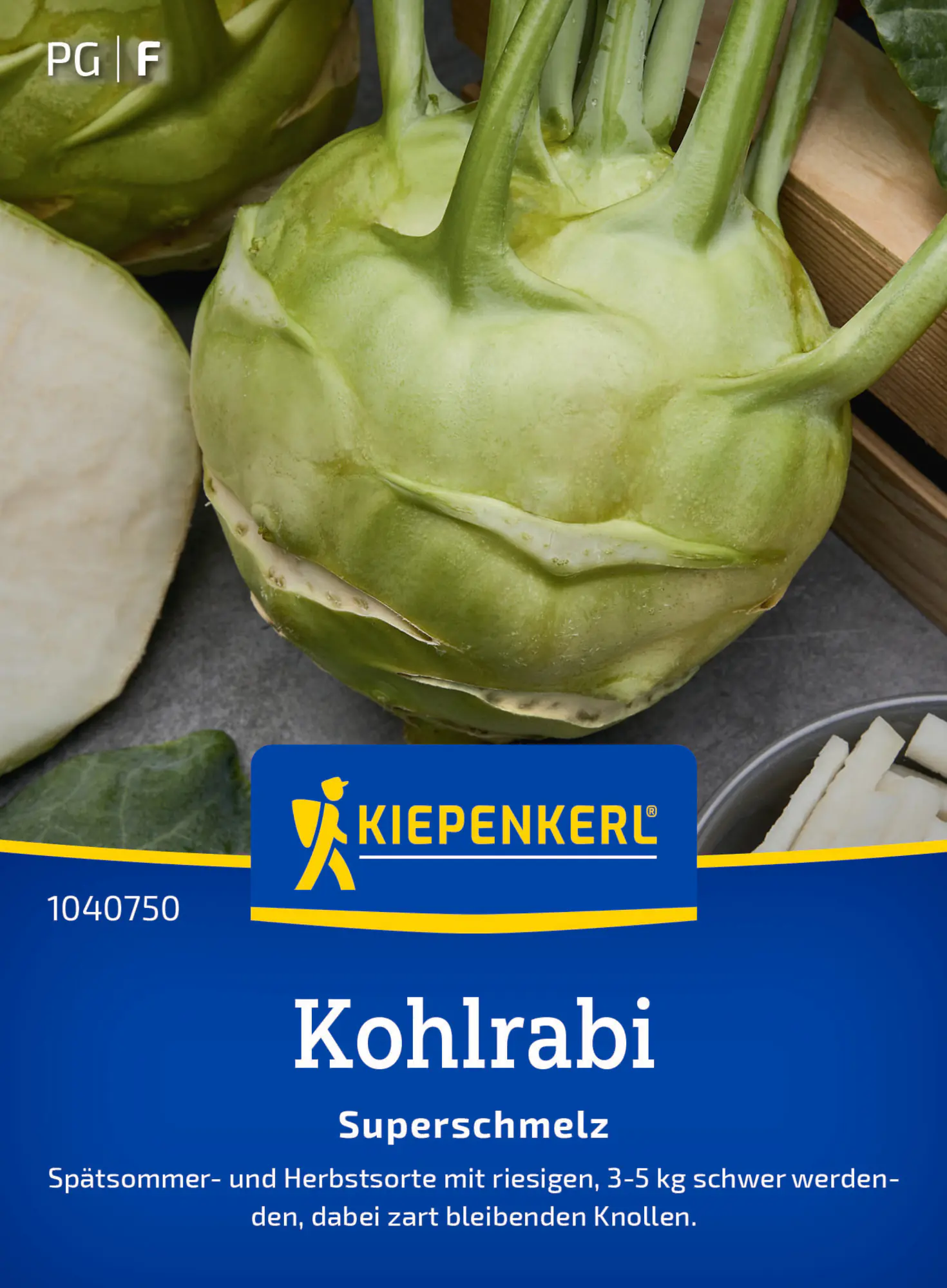 Kiepenkerl Saatgut Kohlrabi Superschmelz für ca. 100 Pflanzen