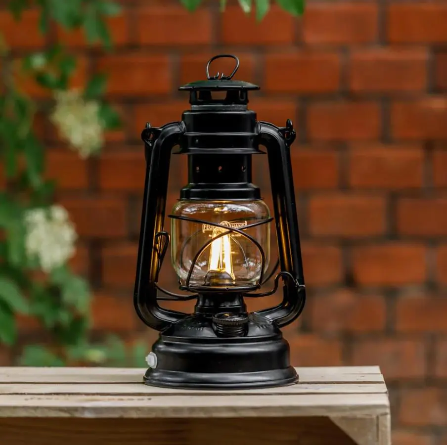 Feuerhand LED Laterne Baby Special 276 Mattschwarz