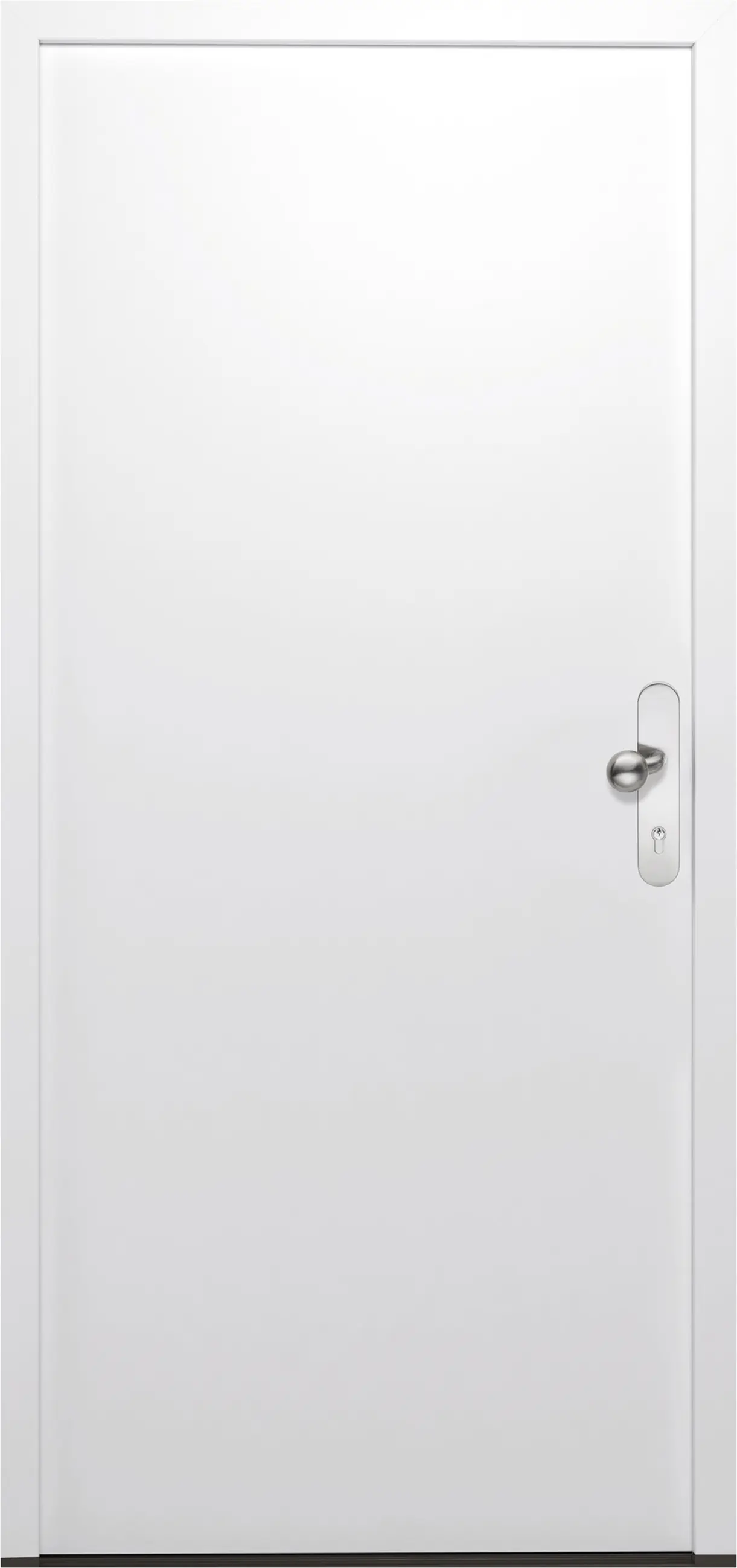 Hörmann Sicherheitstür KSI Thermo46 RC2 weiß 100 x 200 cm Rechts