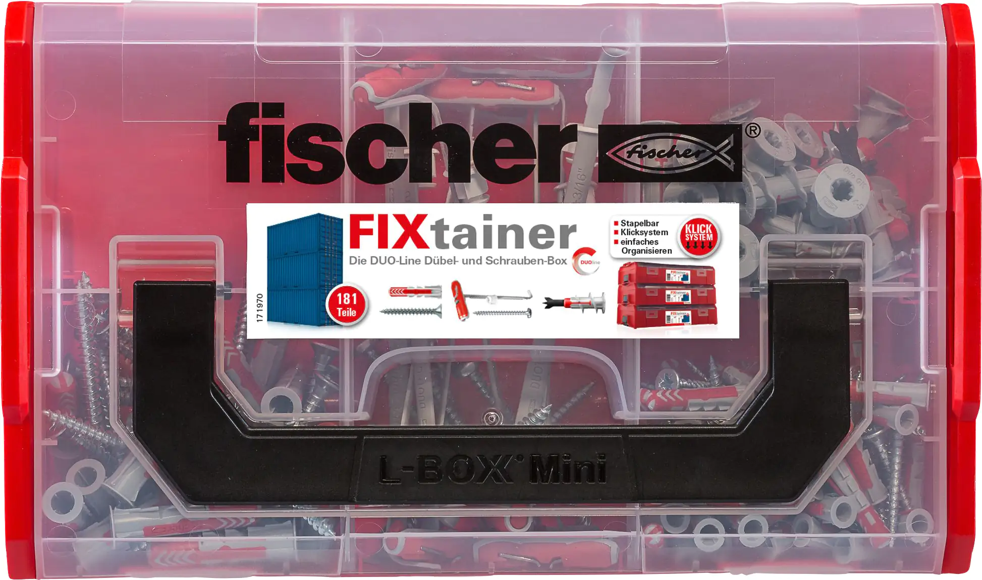 Fischer Dübel Fixtrainer Duoline  - 182 Stück
