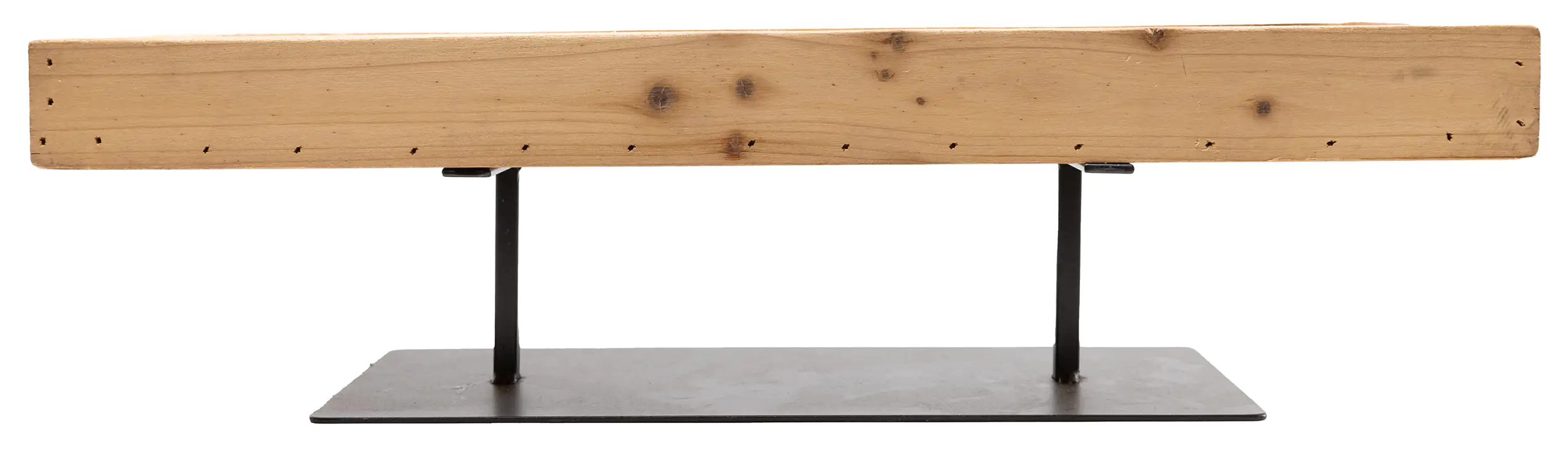 TrendLine Deko Tablett Holz 45 x 16 x 12 cm braun schwarz