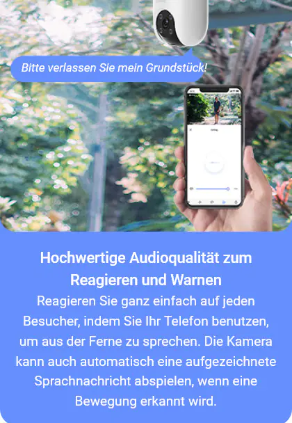  Ezviz WLAN Outdoor Überwachungskamera H9c Dual 2K