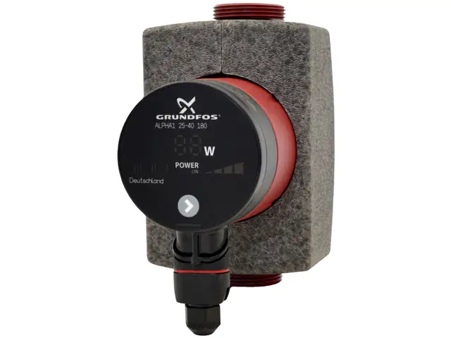 Grundfos Hocheffizienz-Heizungspumpe Alpha 1 25/40 Förderhöhe: 4 m