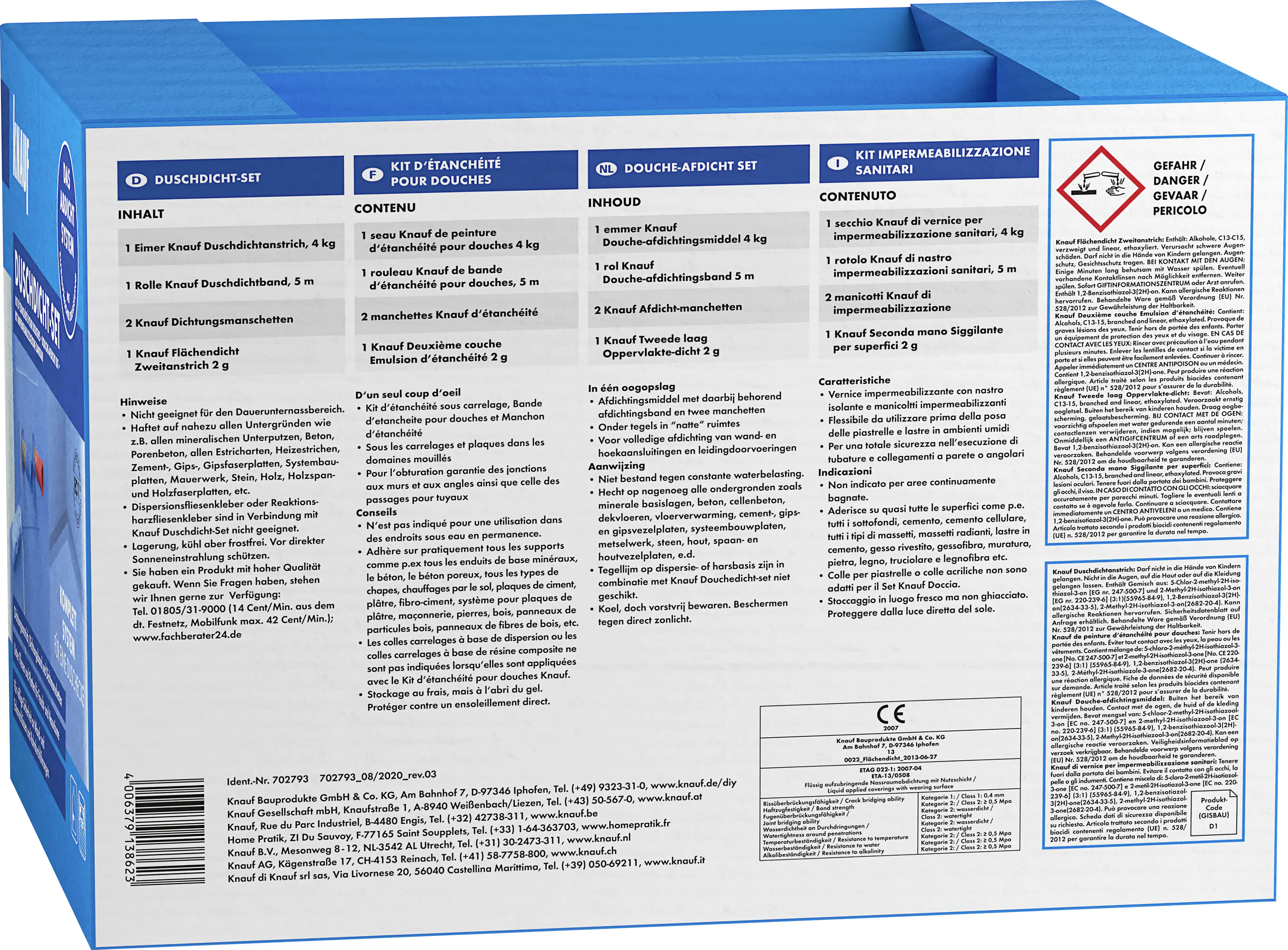 Knauf Duschdicht-Set