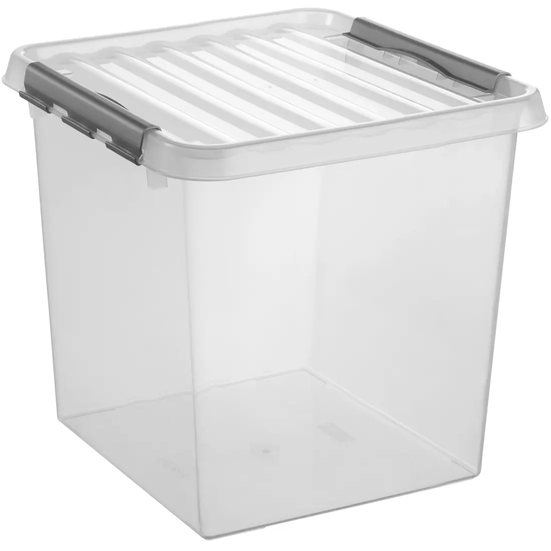 Sunware Aufbewahrungsbox Q-Line mit Deckel 40 x 40 cm 38 L transparent