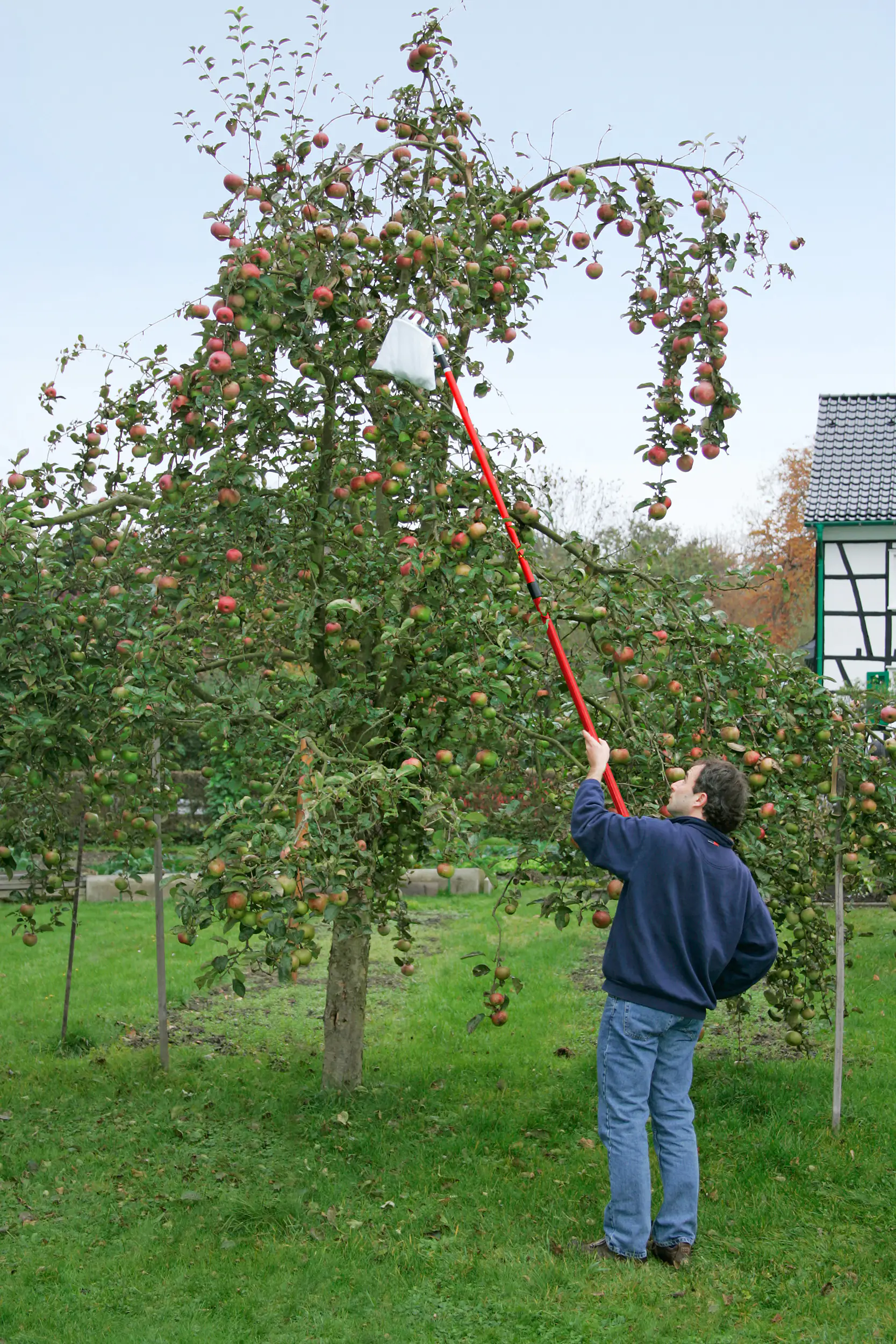 TrendLine Obstpflücker Ø 13 cm mit Baumwollbeutel