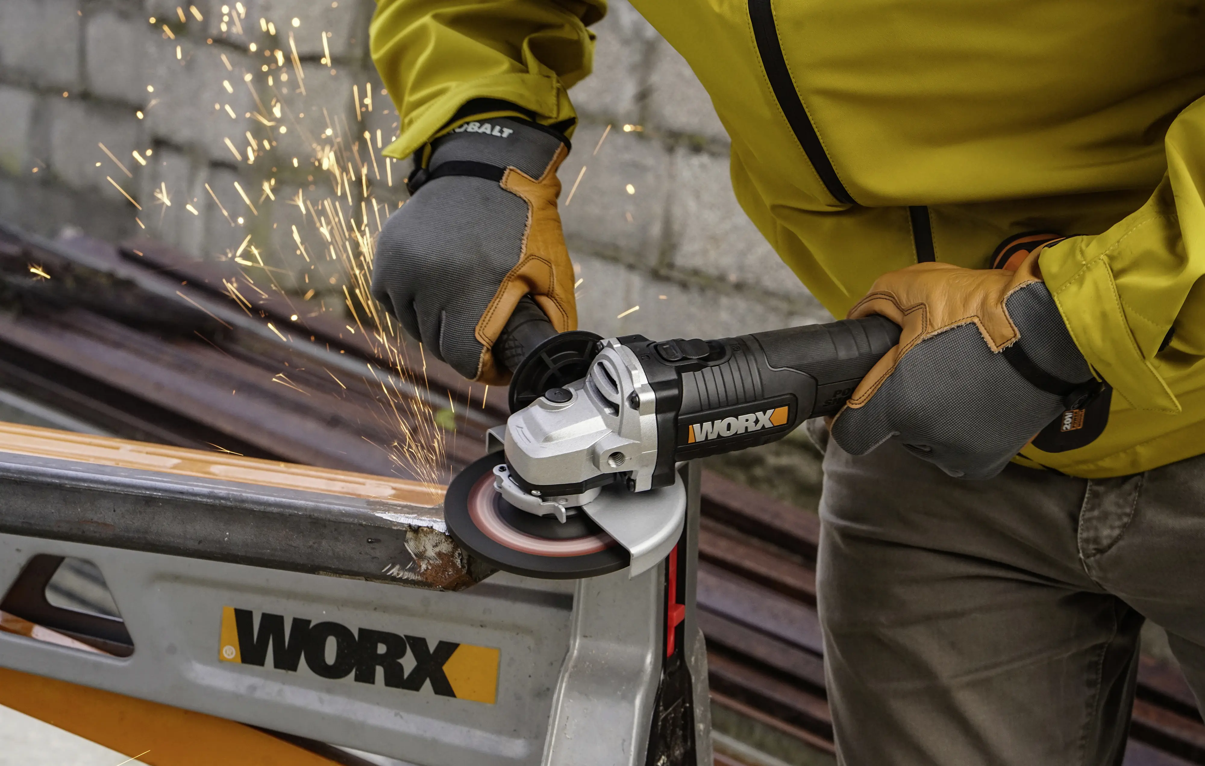 Worx Nitro Akku-Winkelschleifer WX814.9 20 V Solo
