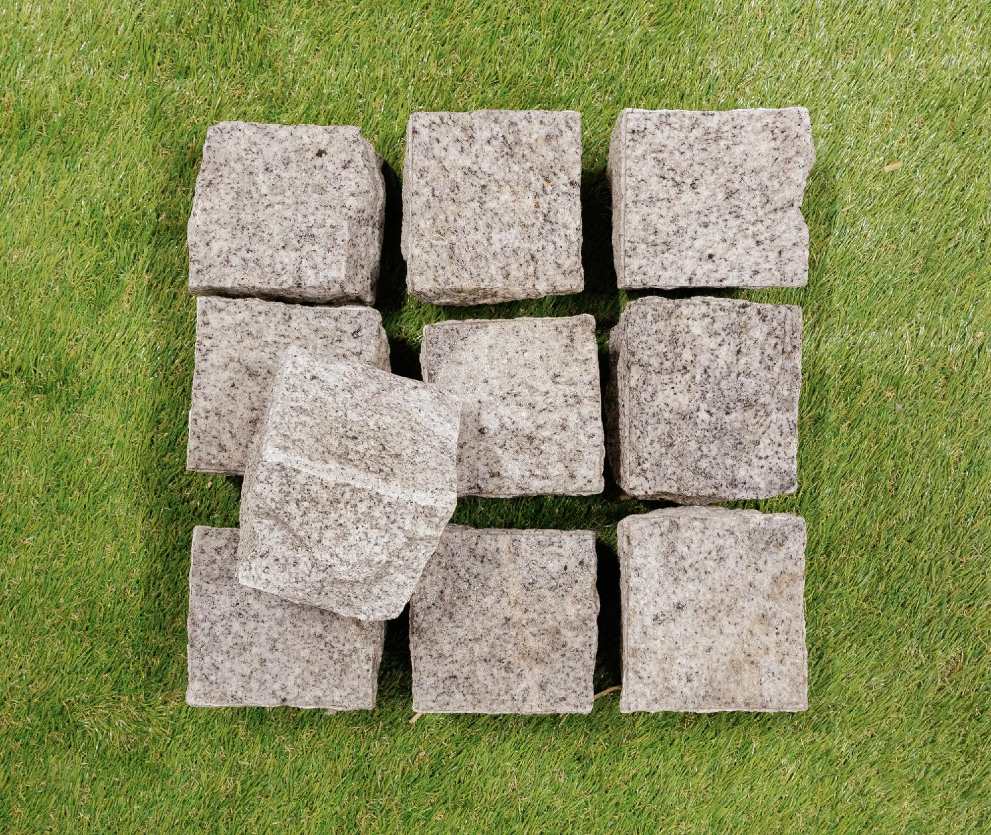 TrendLine Pflasterstein Granit 9 x 9 x 5 cm grau