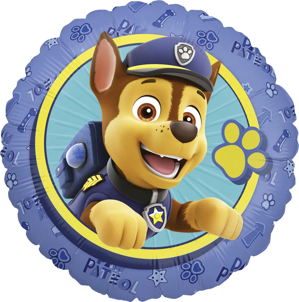 Folienballon Paw Patrol Chase Ø 45 cm